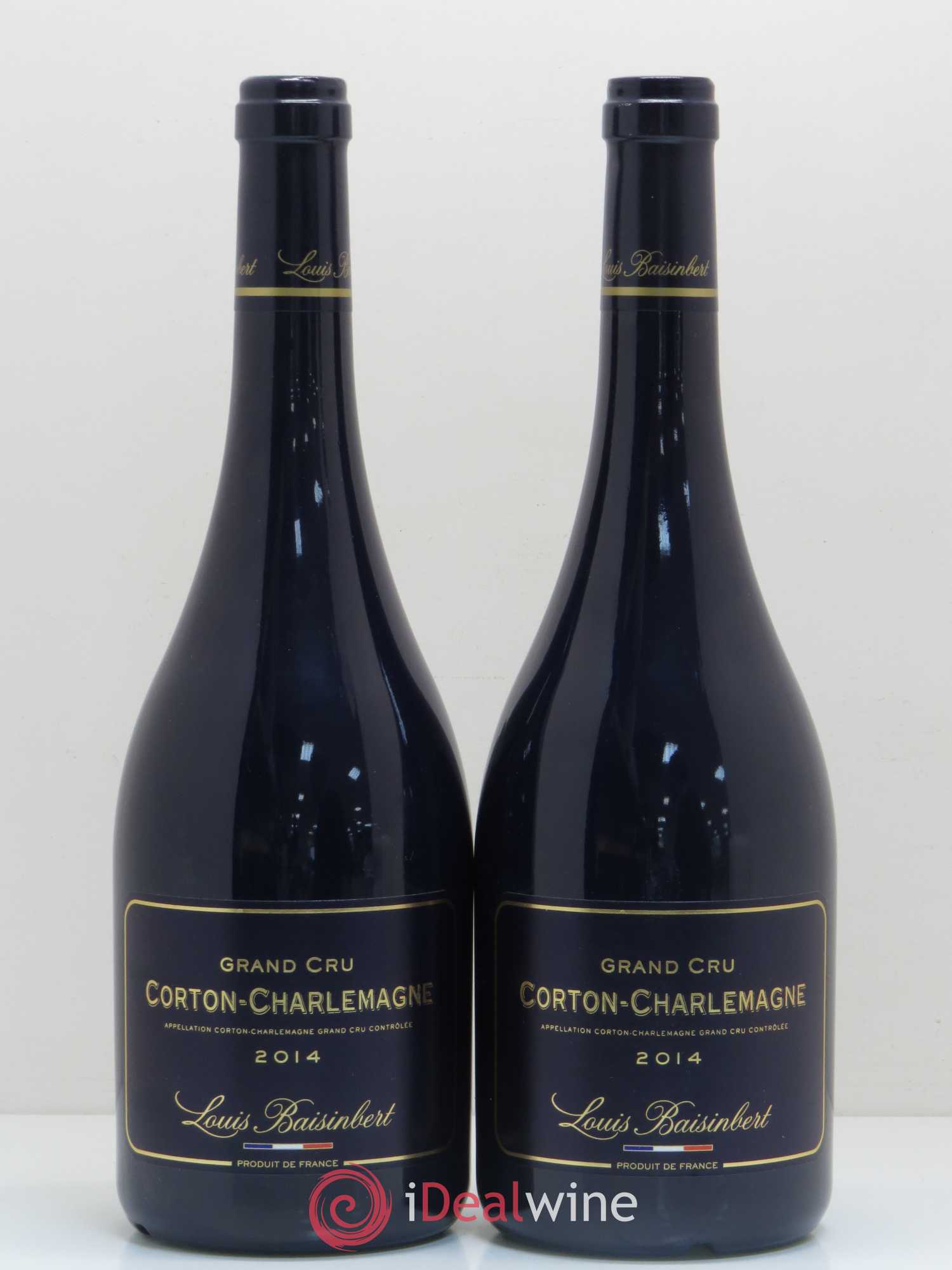 Corton-Charlemagne Grand Cru Louis Baisinbert 2014 - Lot de 2 bouteilles - 0