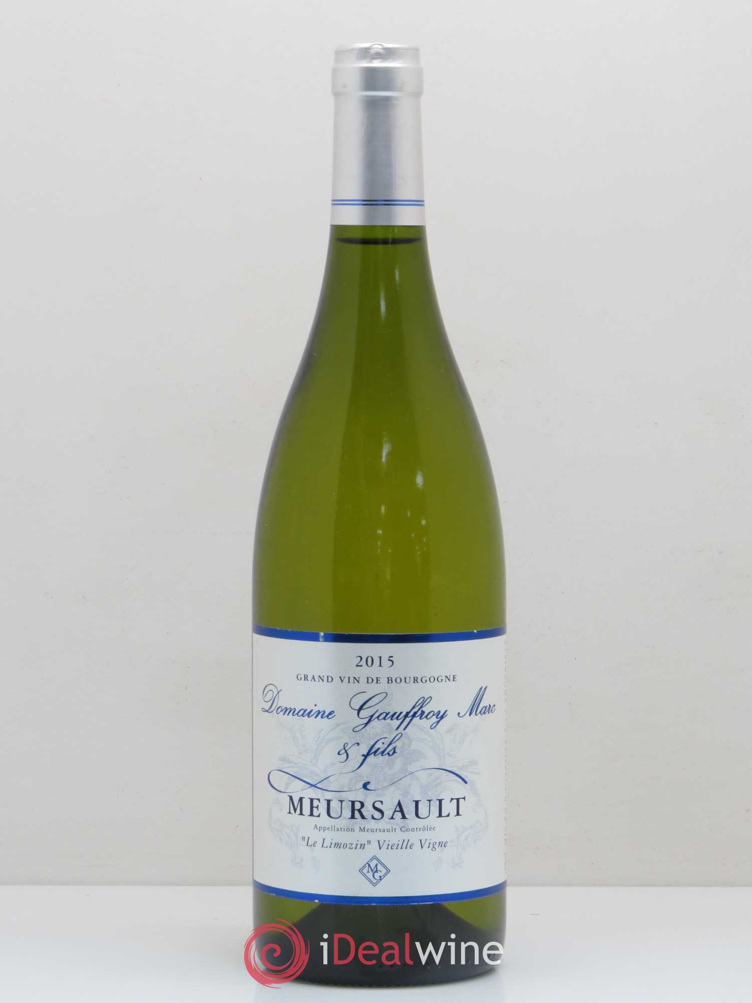 Meursault Le Limozin Vieille Vigne Marc Gauffroy et Fils 2015 - Posten von 1 Flasche - 0