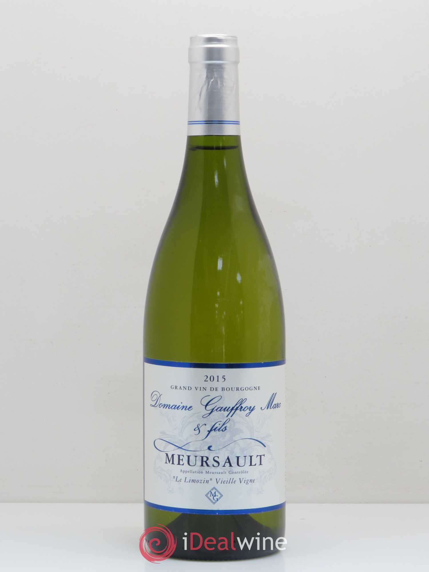 Meursault Le Limozin Vieille Vigne Marc Gauffroy et Fils 2015 - Posten von 1 Flasche - 0