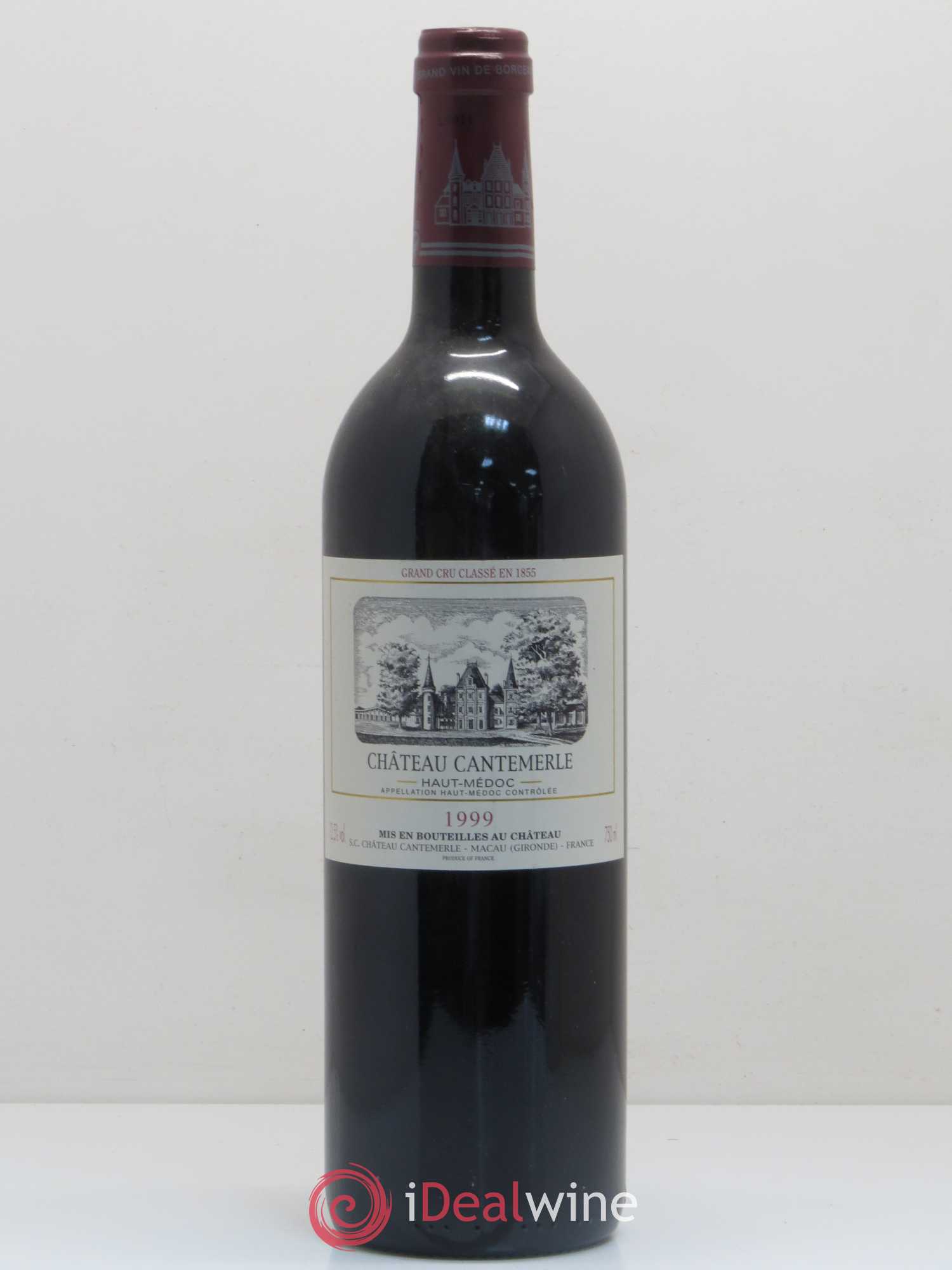 Château Cantemerle 5ème Grand Cru Classé 1999 - Lotto di 1 bottiglia - 0