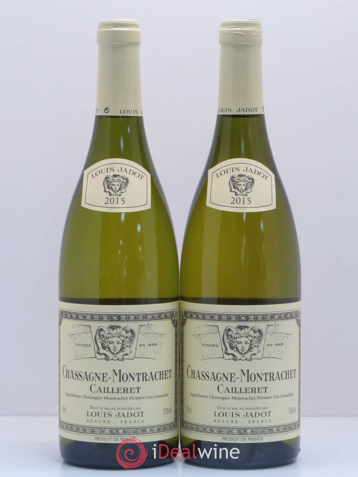 Chassagne-Montrachet 1er Cru Cailleret Louis Jadot 2015 - Lotto di 2 bottiglie - 0