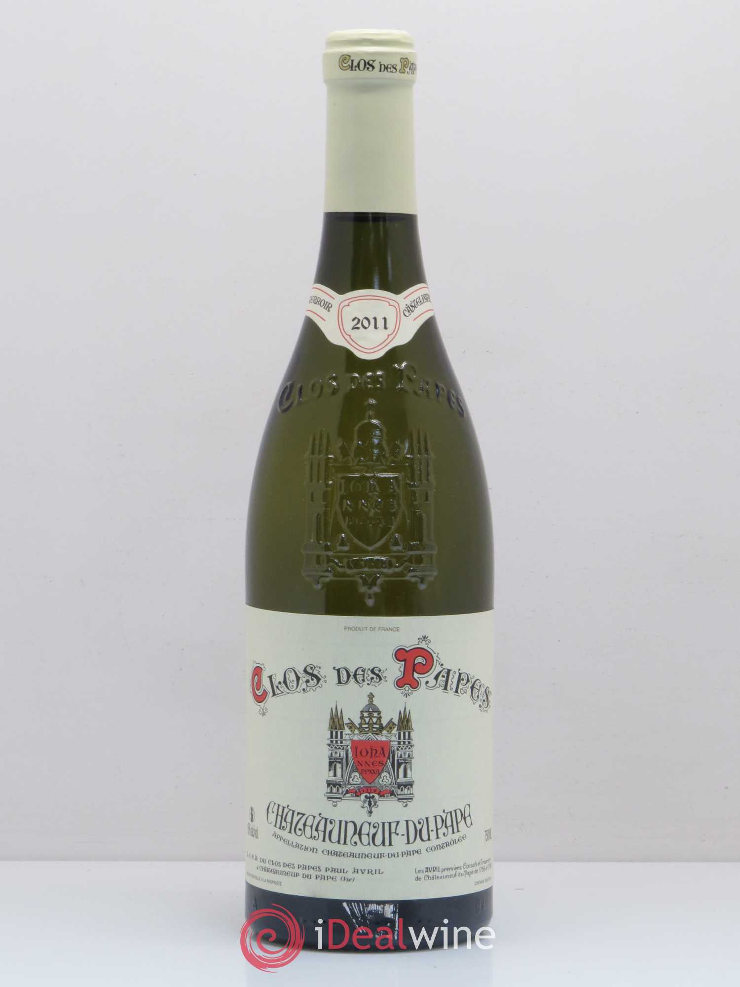 Châteauneuf-du-Pape Clos des Papes - Paul Avril 2011 - Lot de 1 bouteille - 0