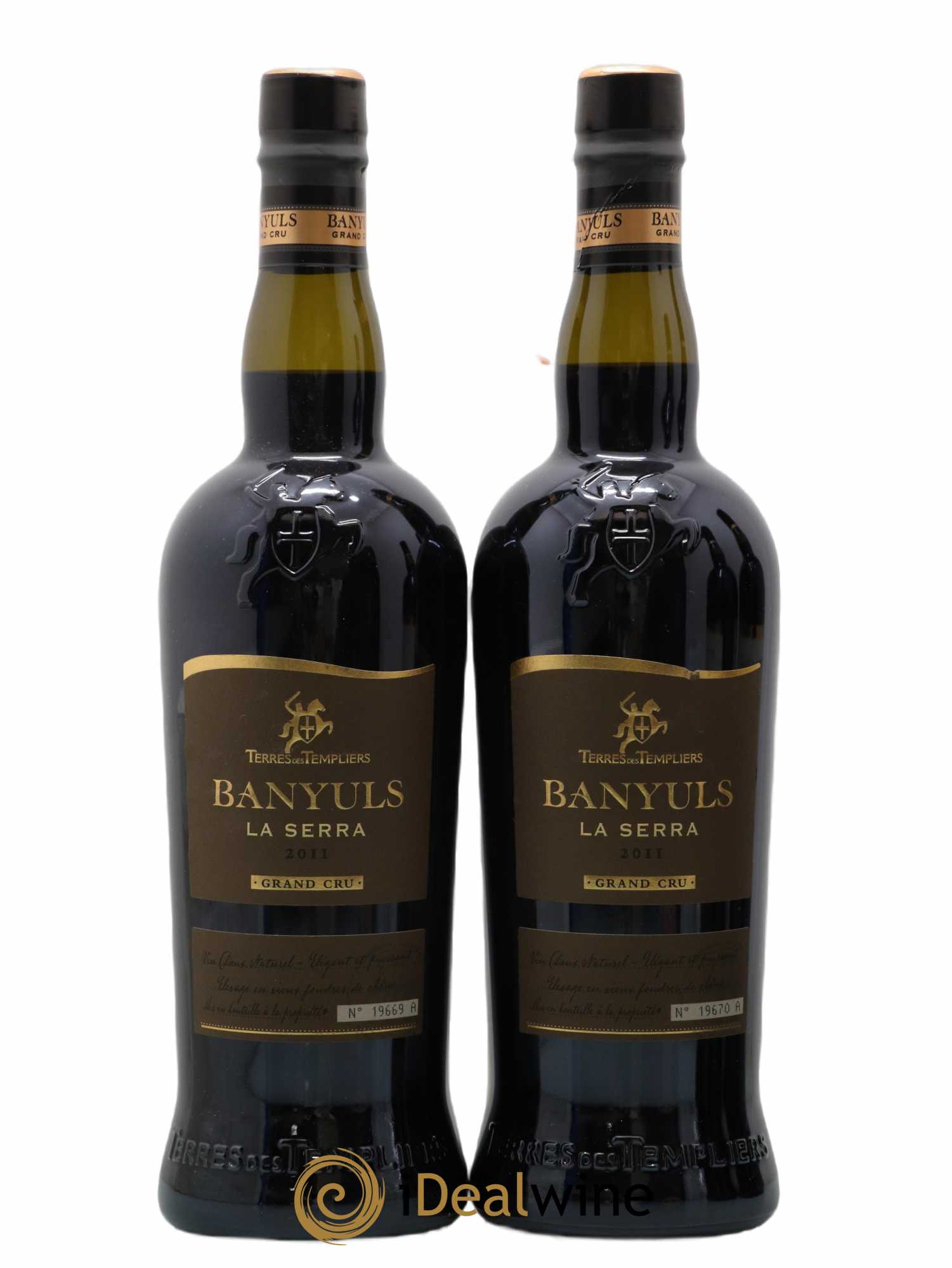 Banyuls grand cru La Serra Cellier des Templiers 2011 - Posten von 2 Flaschen - 0