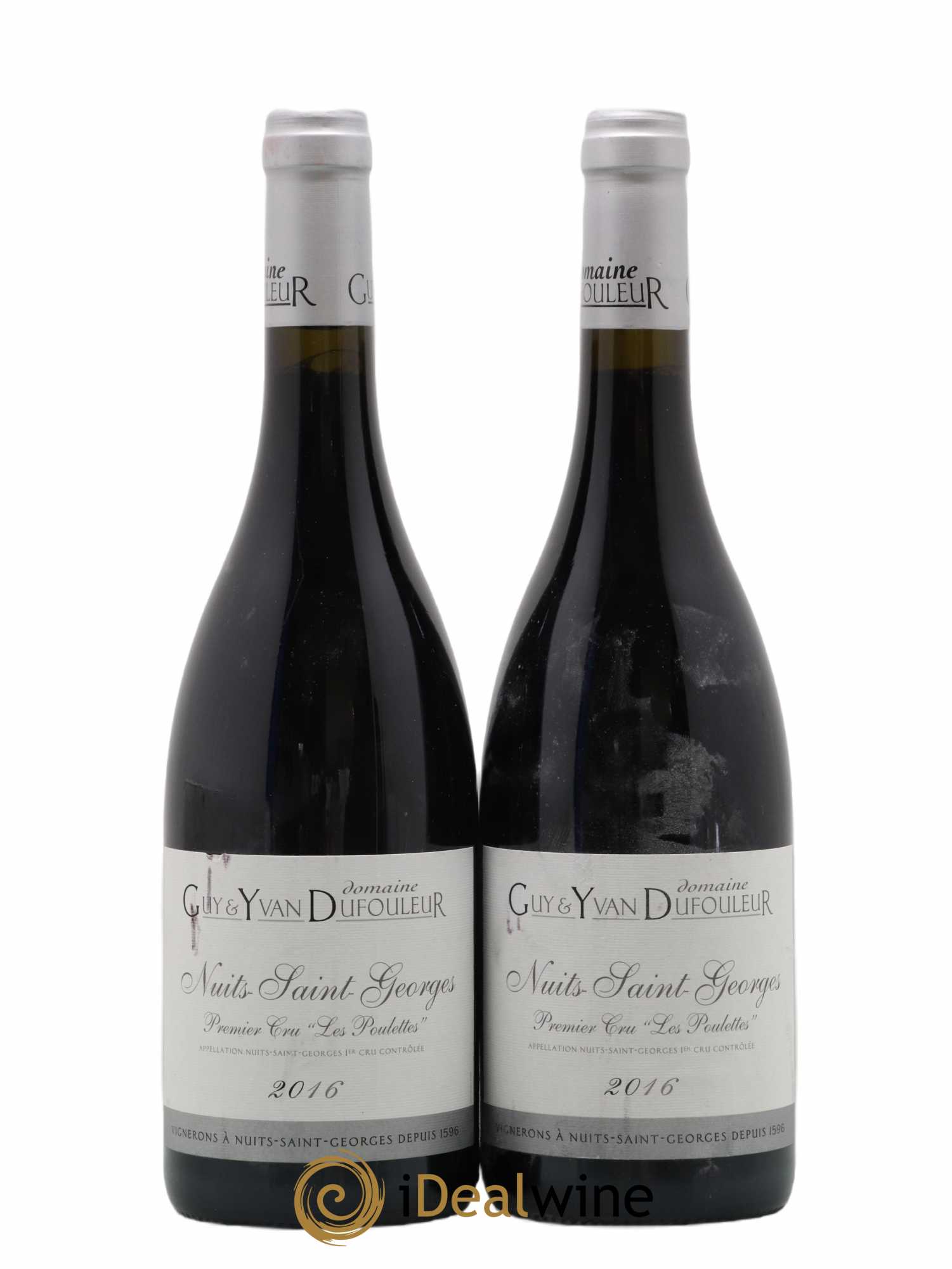 Nuits-Saint-Georges 1er Cru 1er Cru Les Poulettes Guy Et Yvan Dufouleur 2016 - Posten von 2 Flaschen - 0