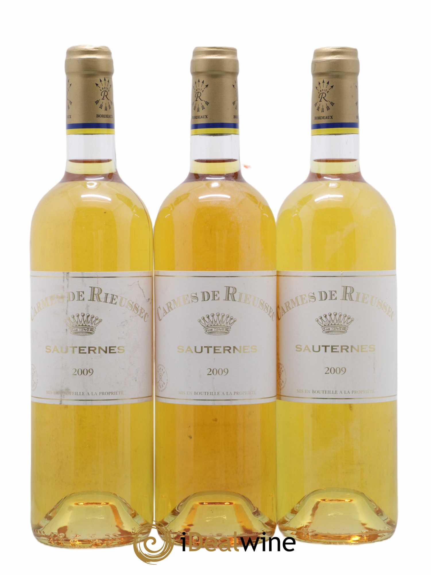 Carmes de Rieussec 2009 - Posten von 3 Flaschen - 0