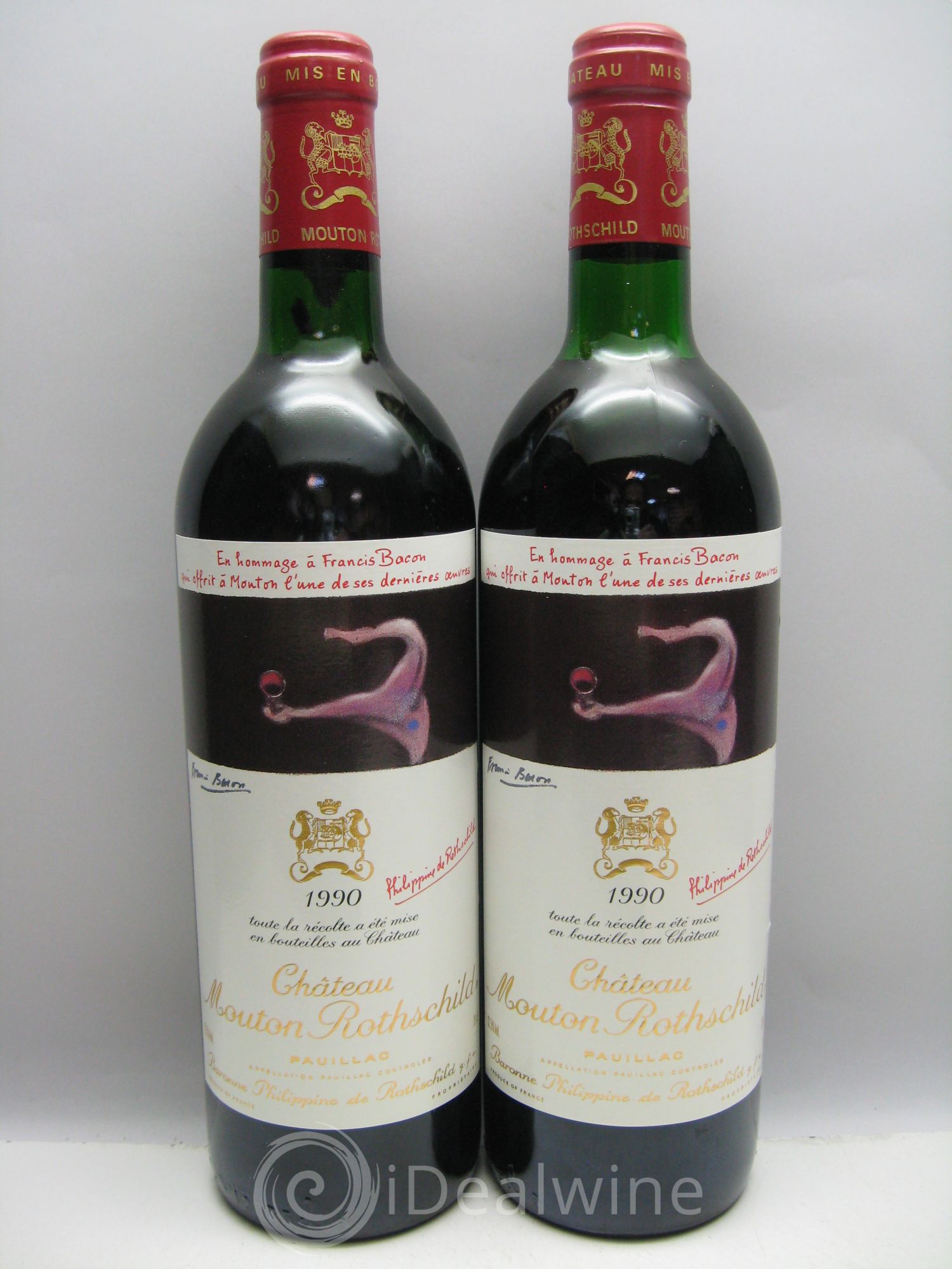 Château Mouton Rothschild 1er Grand Cru Classé 1990 - Lot de 12 bouteilles - 4
