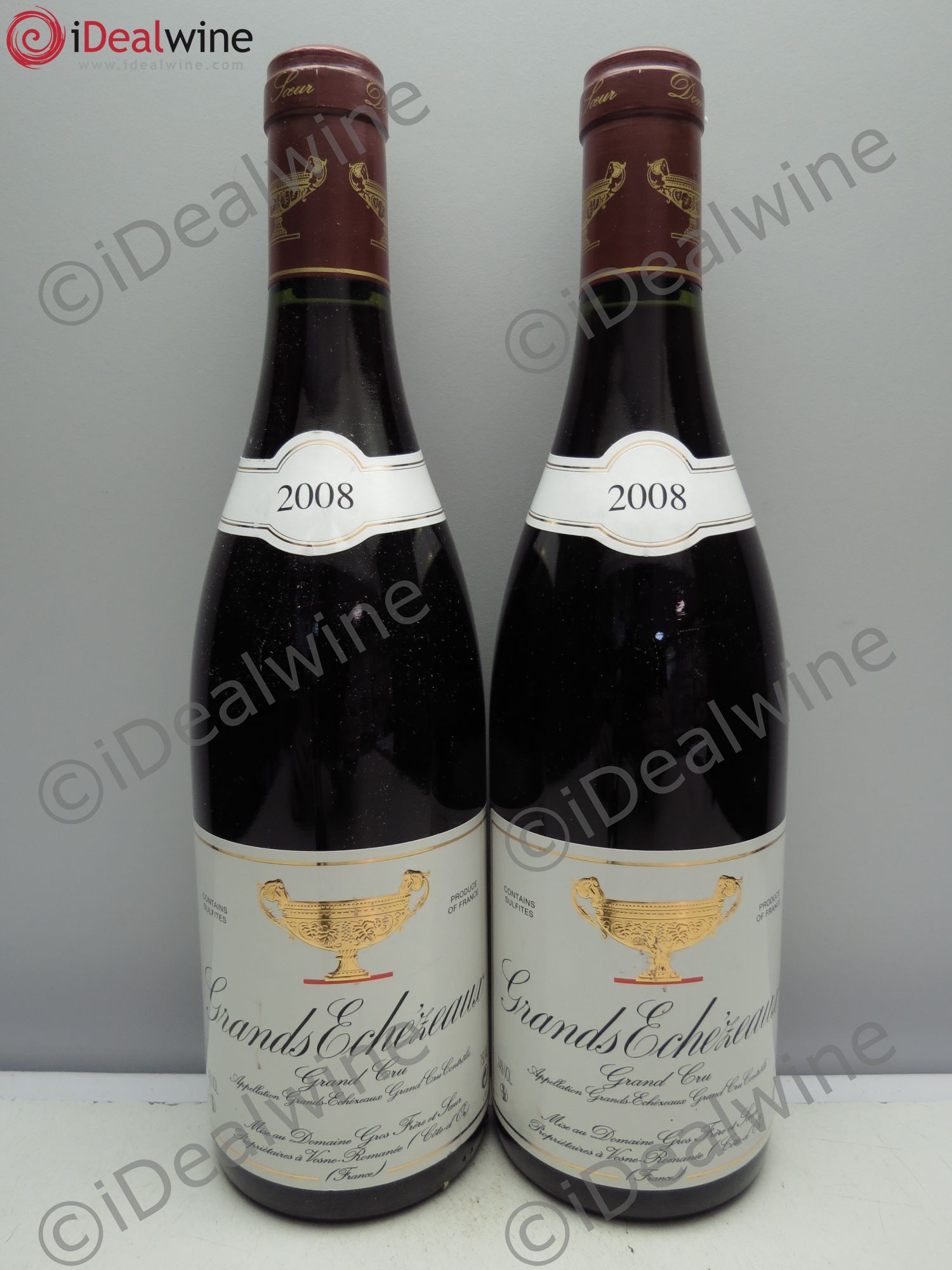 Grands-Echezeaux Grand Cru Gros Frère & Soeur 2008 - Lot de 2 bouteilles - 0