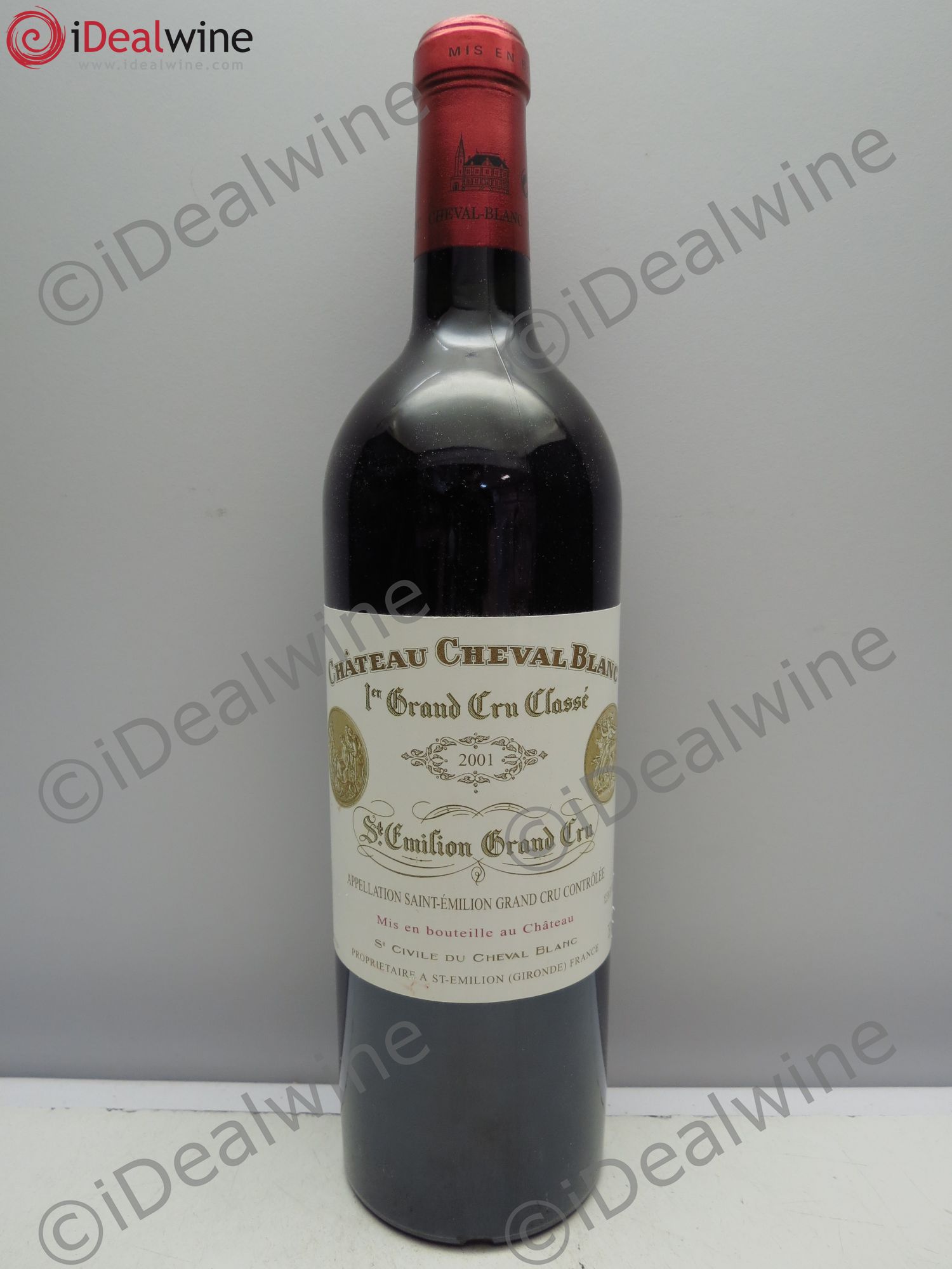 Château Cheval Blanc 1er Grand Cru Classé A 2001 - Lot de 1 bouteille - 0