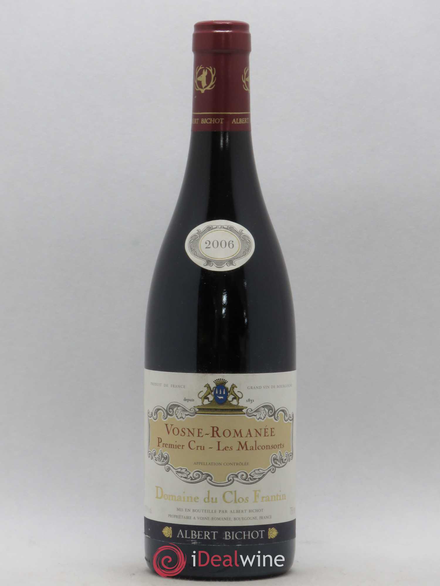 Vosne-Romanée 1er Cru Les Malconsorts Clos Frantin - Albert Bichot 2006 - Lot de 1 bouteille - 0