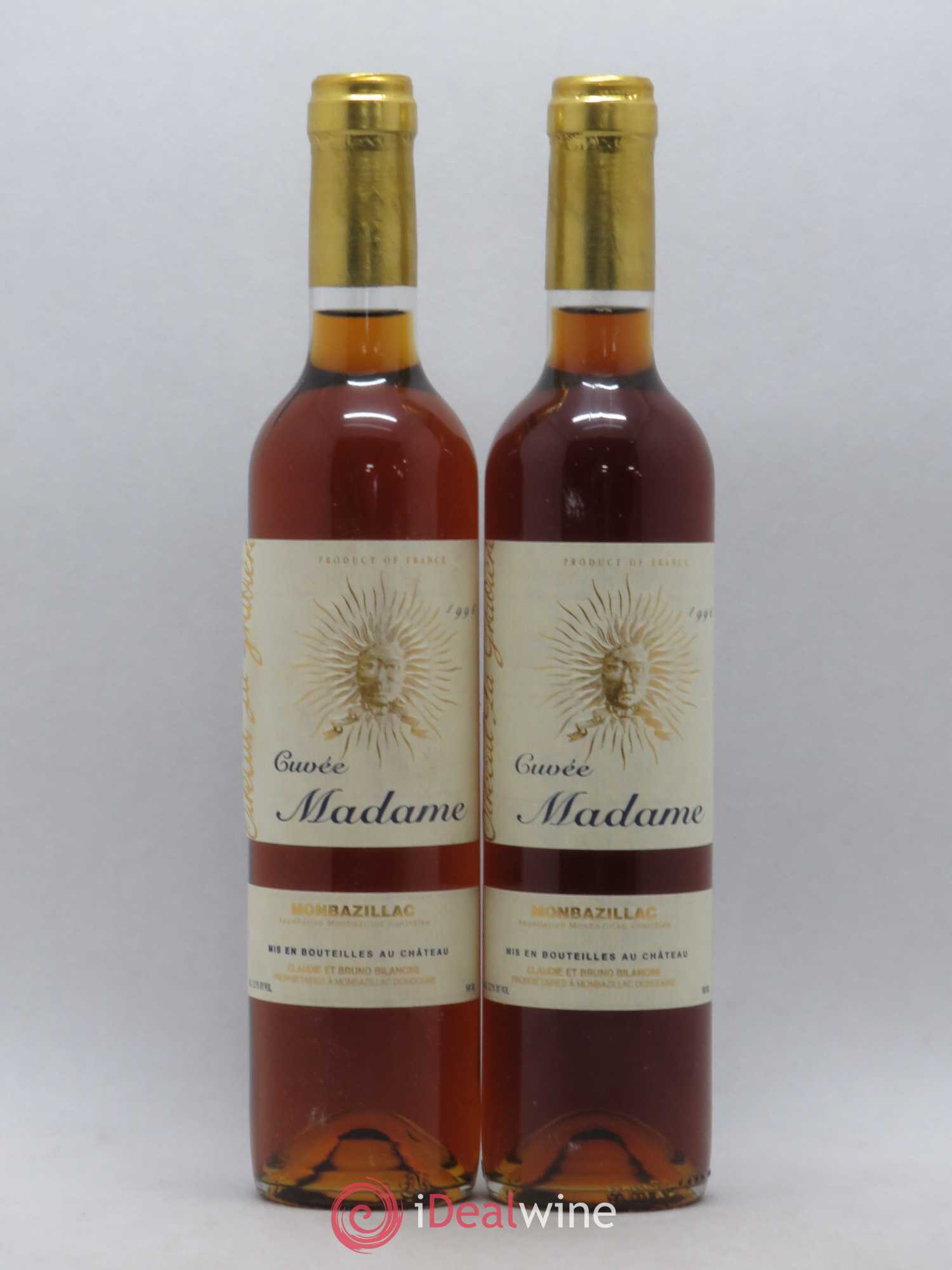 Monbazillac Château Tirecul La Gravière Cuvée Madame Bruno et Claudie Bilancini 50cl 1996 - Lotto di 2 bottiglie - 0