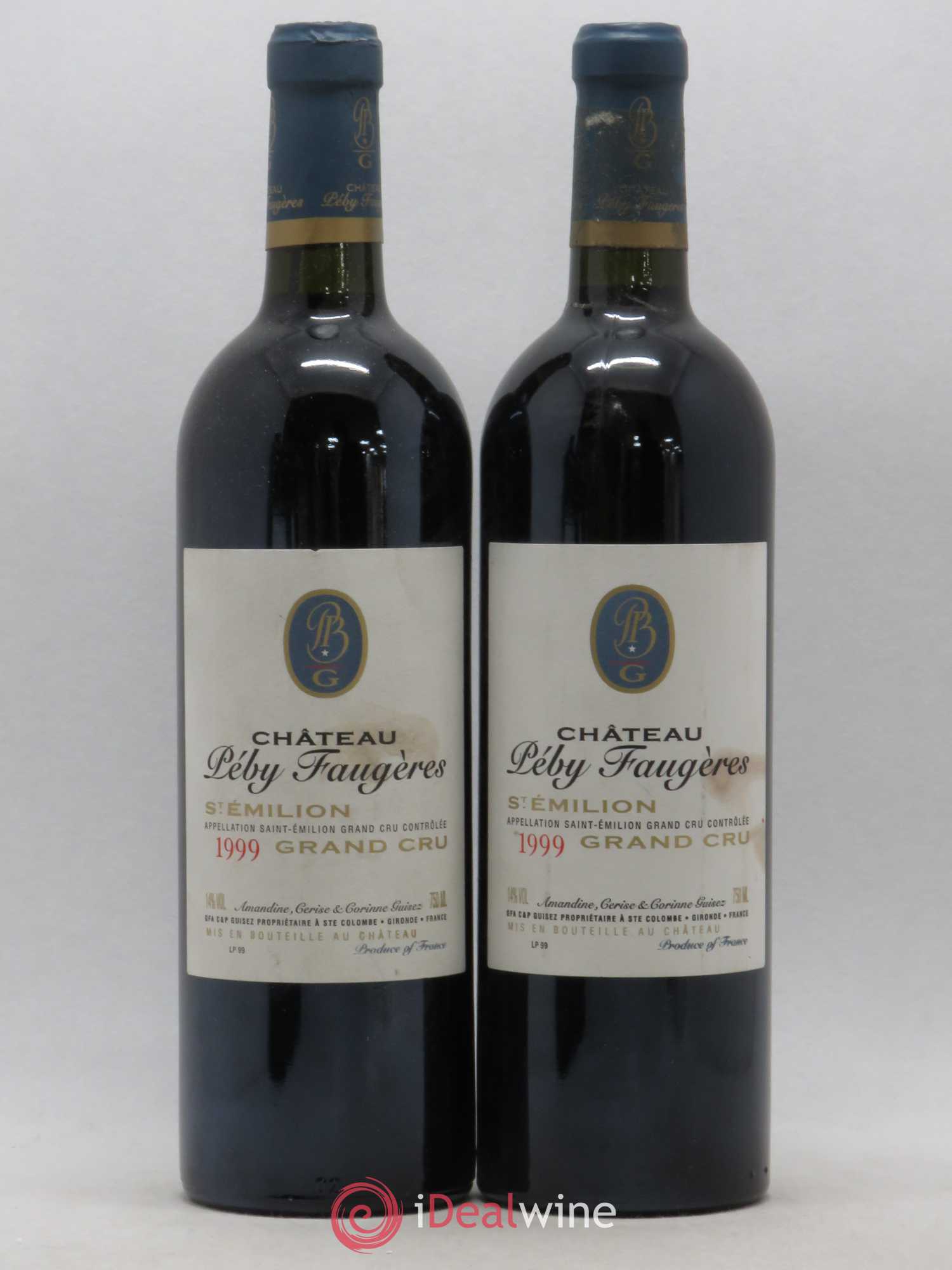 Château Péby Faugères Grand Cru Classé 1999 - Lot de 5 bouteilles - 2