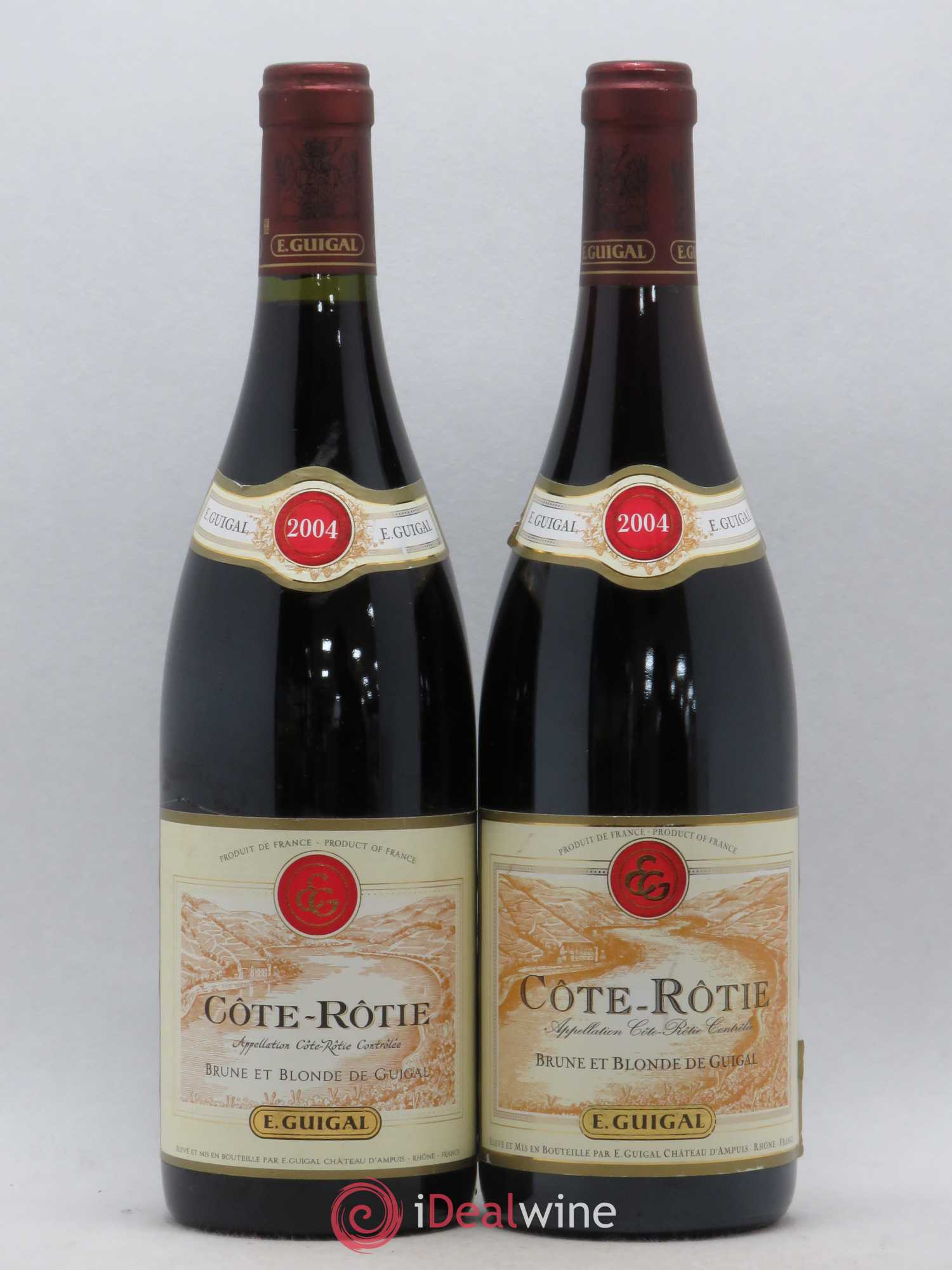 Côte-Rôtie Côtes Brune et Blonde Guigal 2004 - Lot de 2 bouteilles - 0