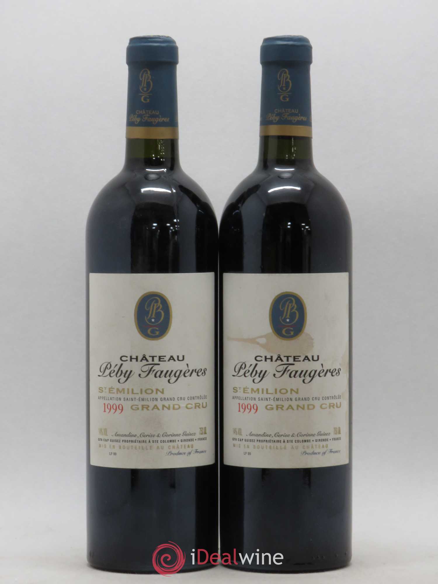 Château Péby Faugères Grand Cru Classé 1999 - Lot de 5 bouteilles - 2