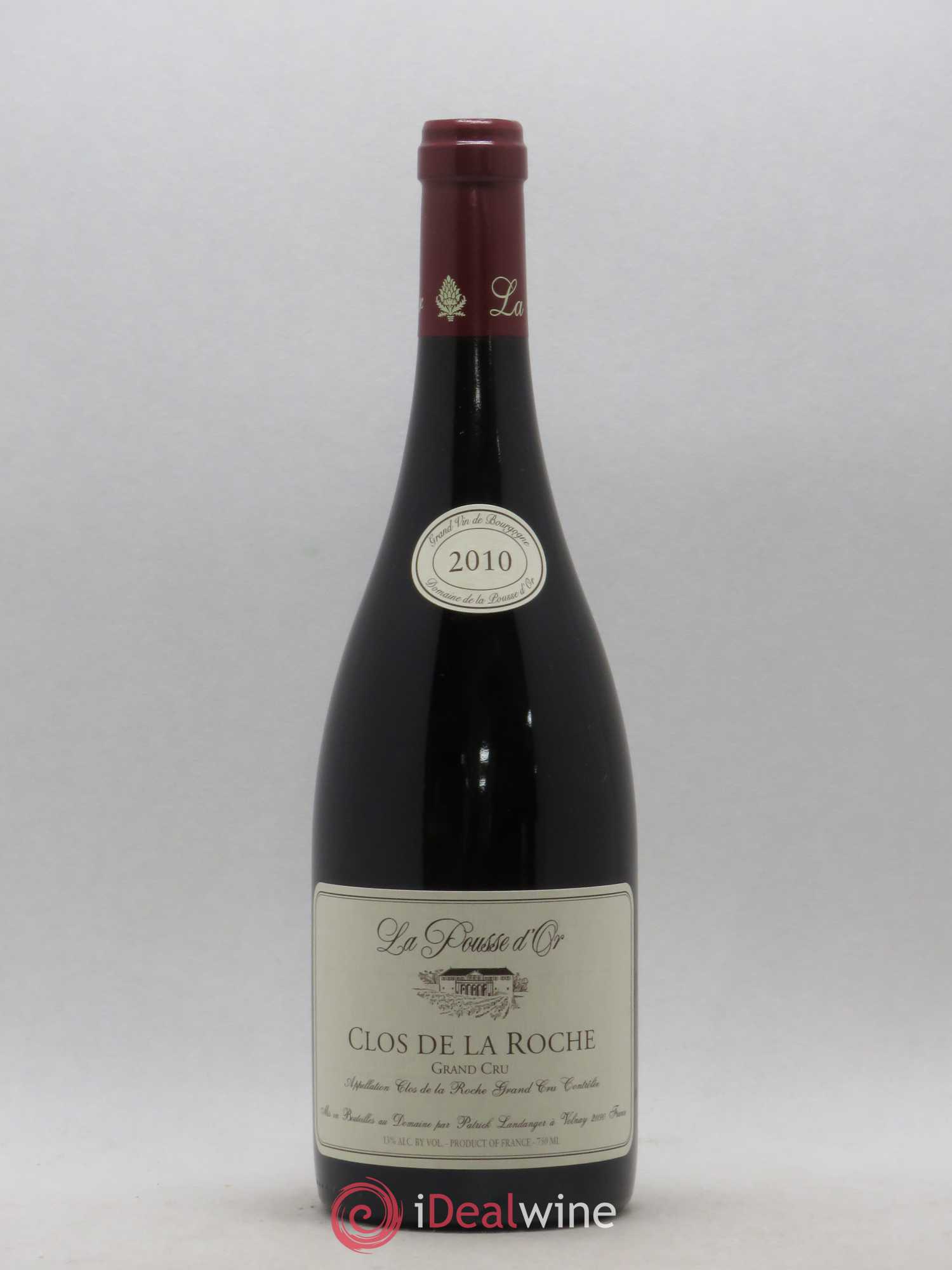 Clos de la Roche Grand Cru La Pousse d'Or (Domaine de) 2010 - Lot de 1 bouteille - 0