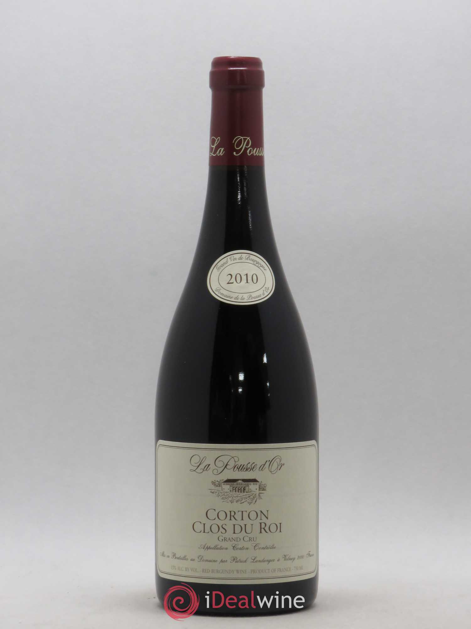 Corton Grand Cru Clos du Roi La Pousse d'Or (Domaine de) 2010 - Lot de 1 bouteille - 0