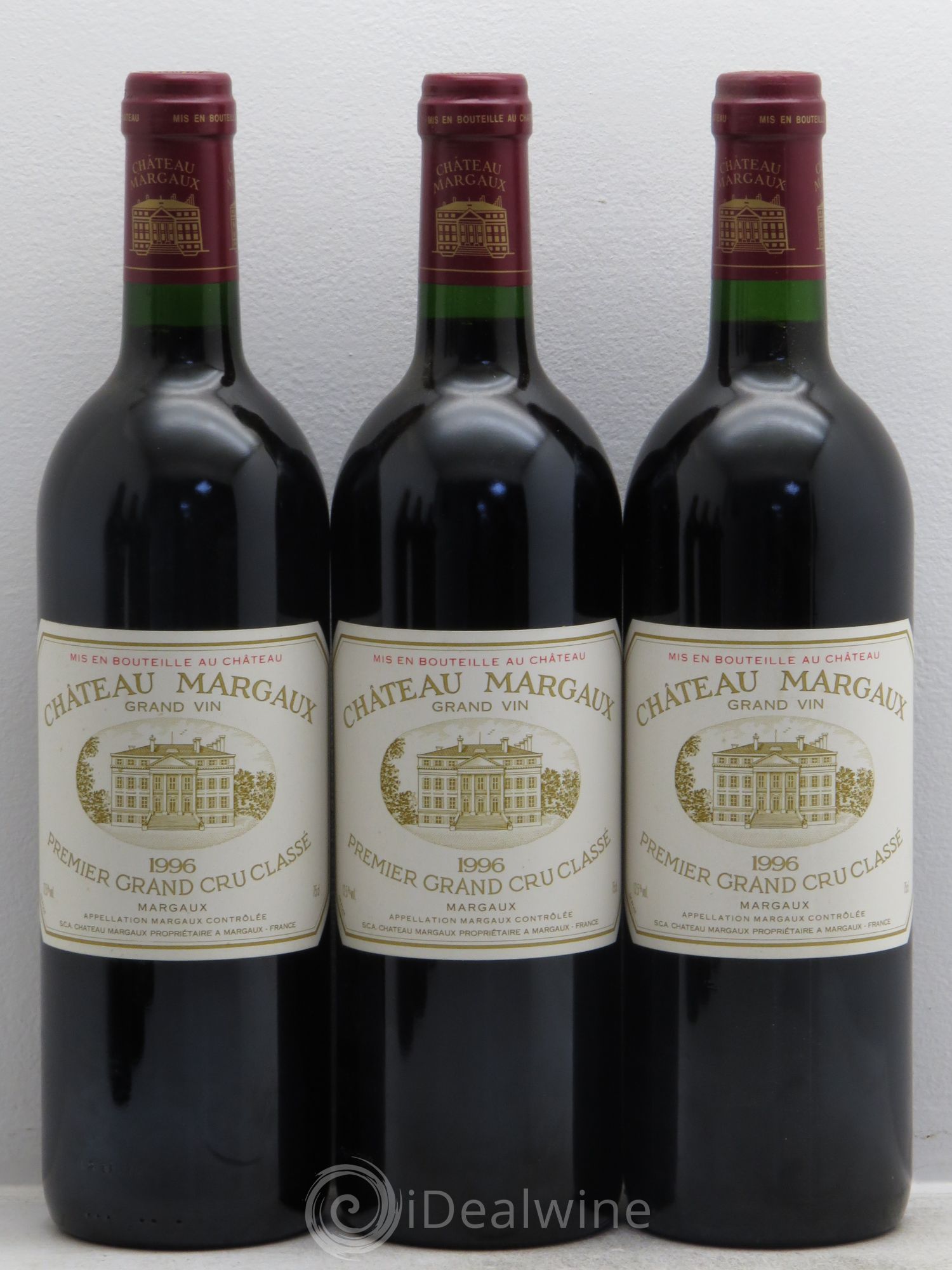 Château Margaux 1er Grand Cru Classé 1996 - Lot de 6 bouteilles - 1