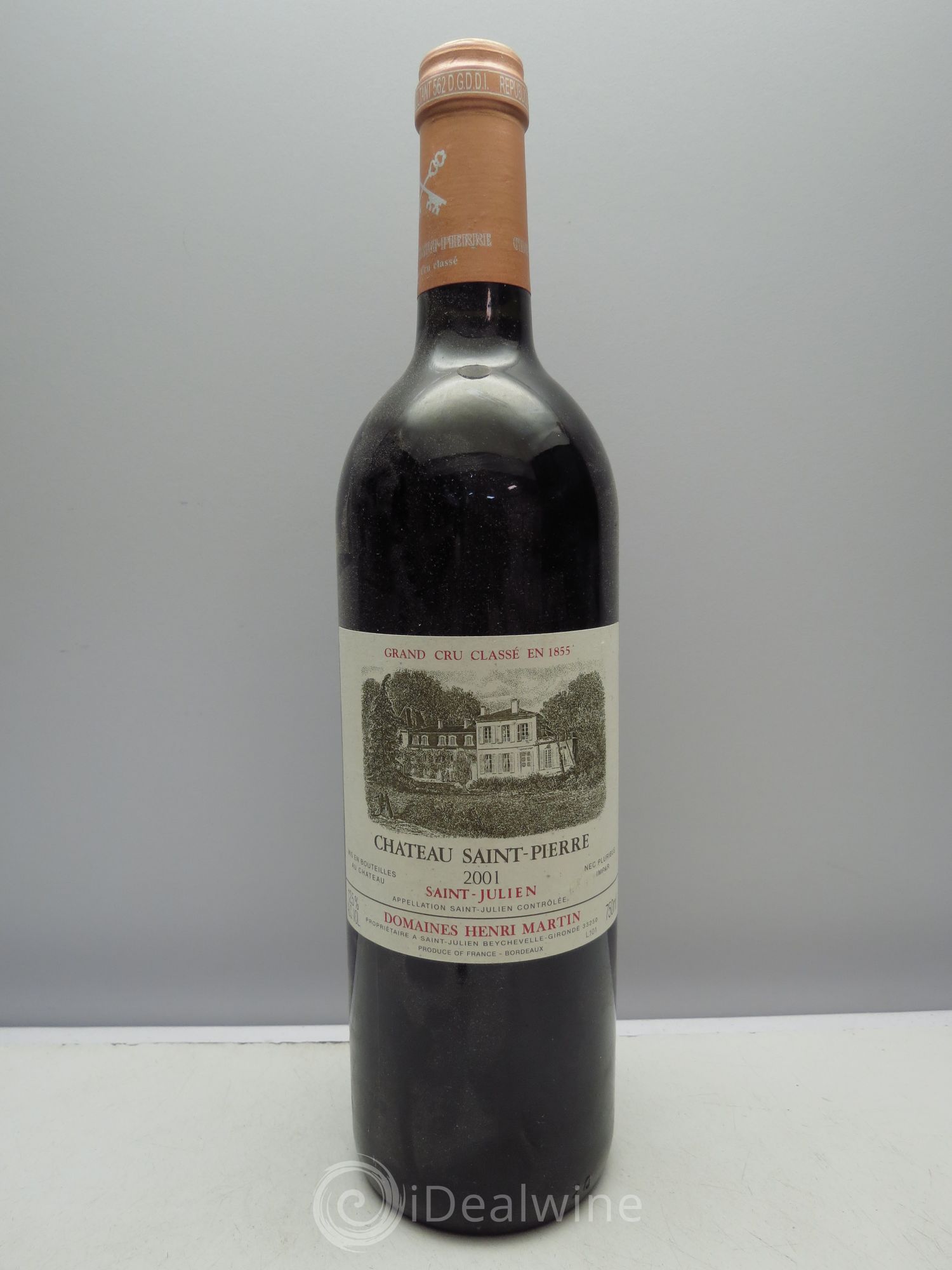 Château Saint-Pierre 4ème Grand Cru Classé 2001 - Lot de 6 bouteilles - 0