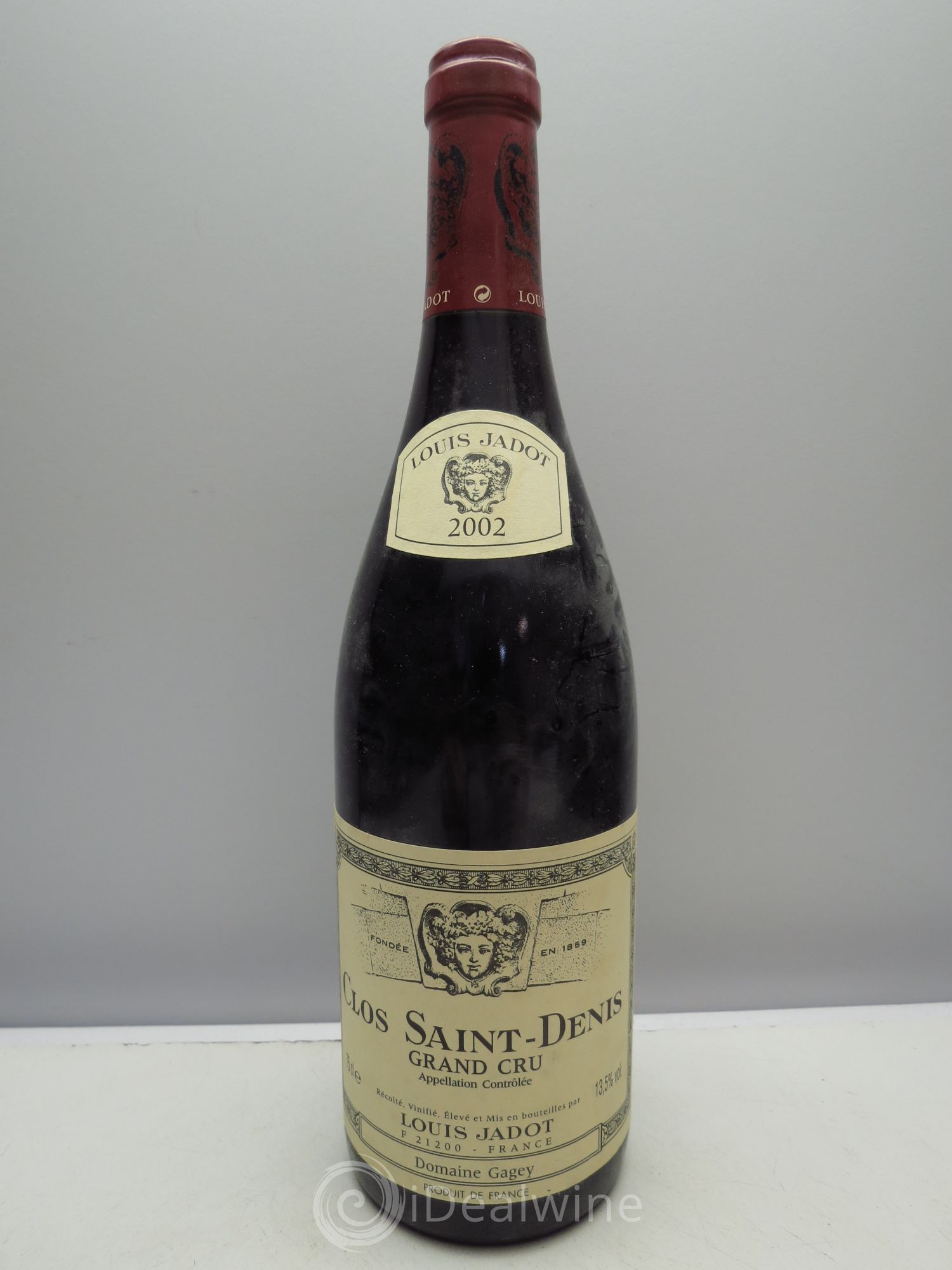 Clos Saint-Denis Grand Cru Maison Louis Jadot 2002 - Lot de 1 bouteille - 0