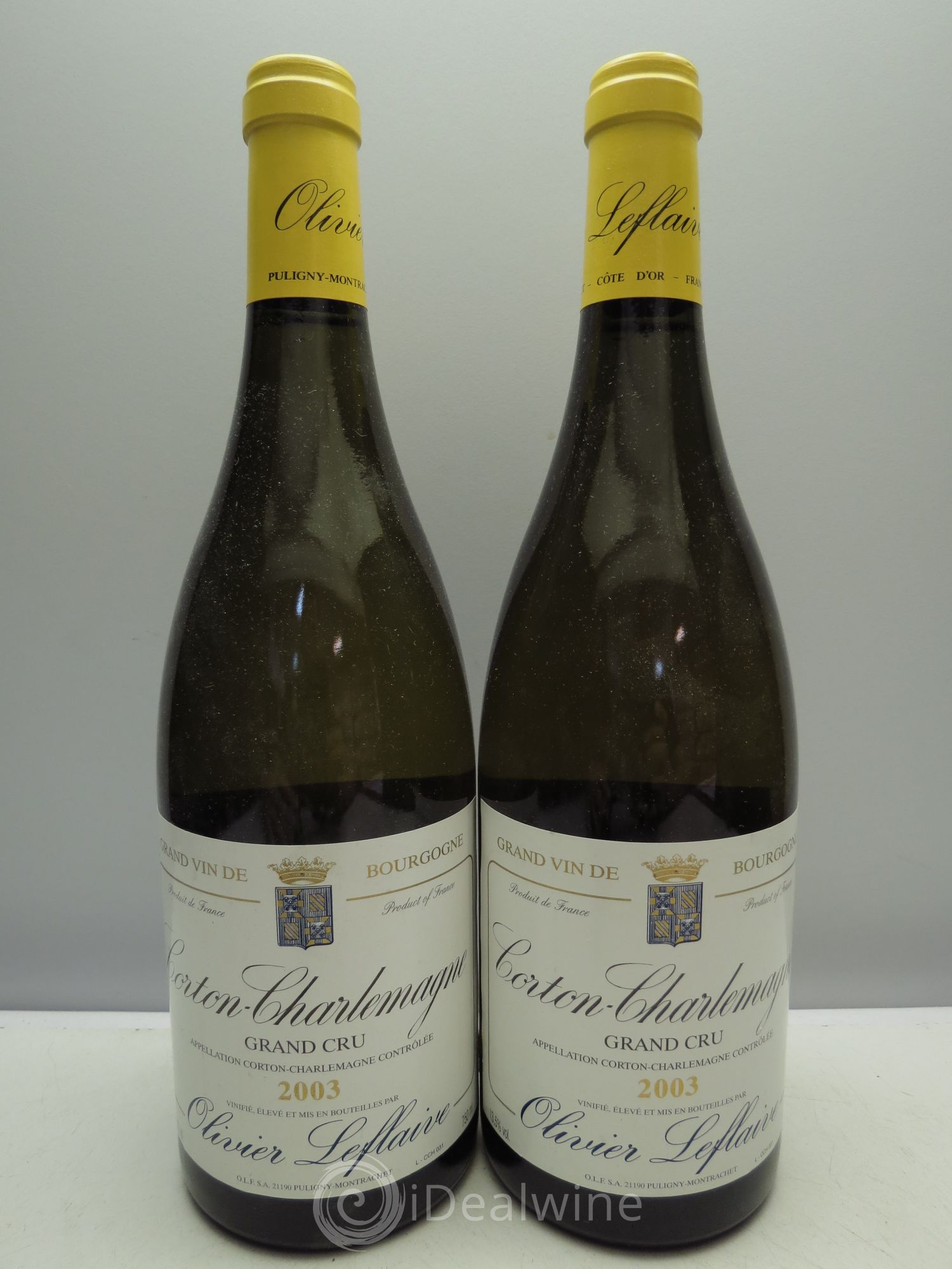 Corton-Charlemagne Grand Cru 2003 - Lot de 2 bouteilles - 0