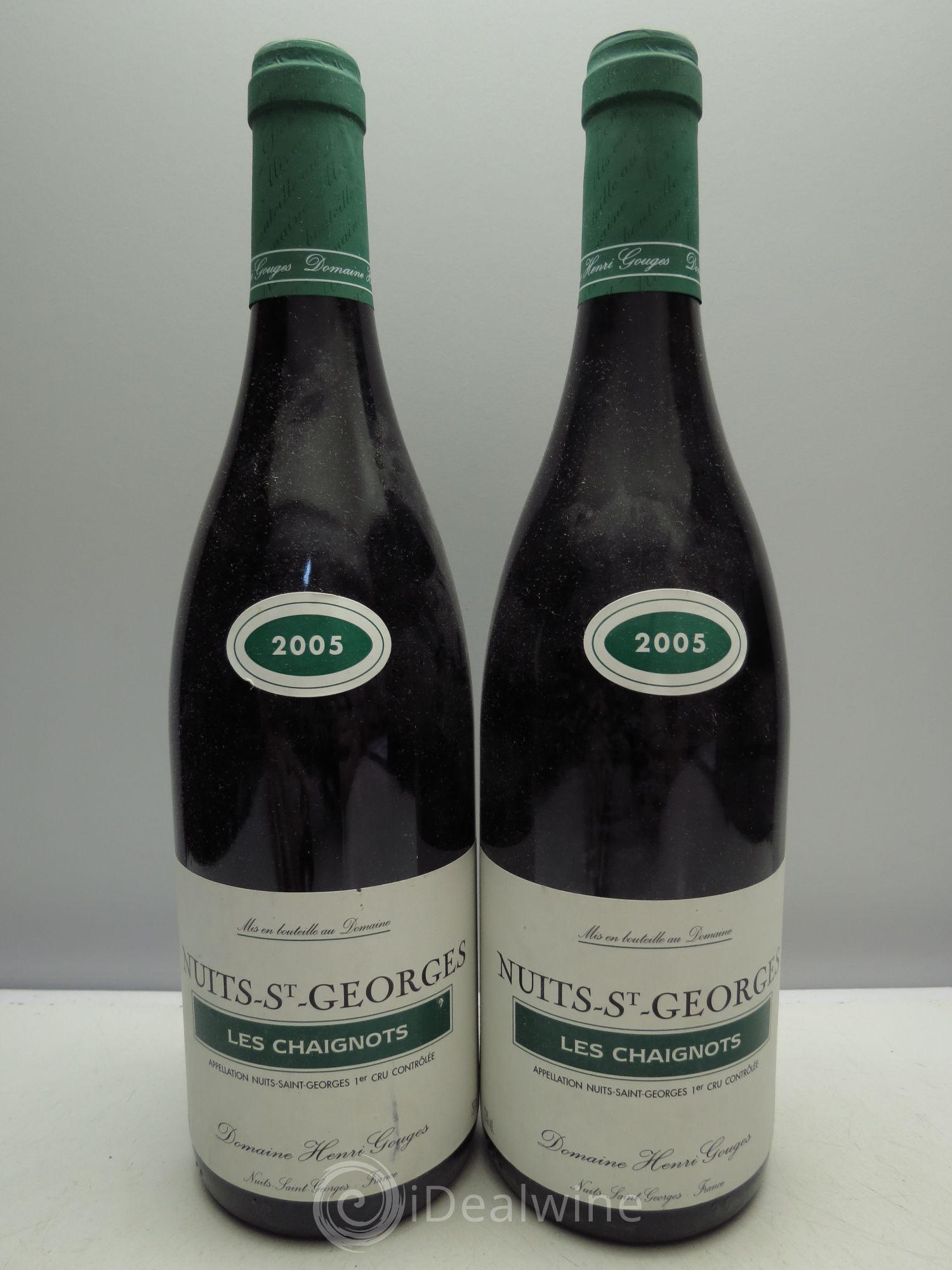 Nuits-Saint-Georges 1er Cru Les Chaignots Henri Gouges 2005 - Posten von 2 Flaschen - 0
