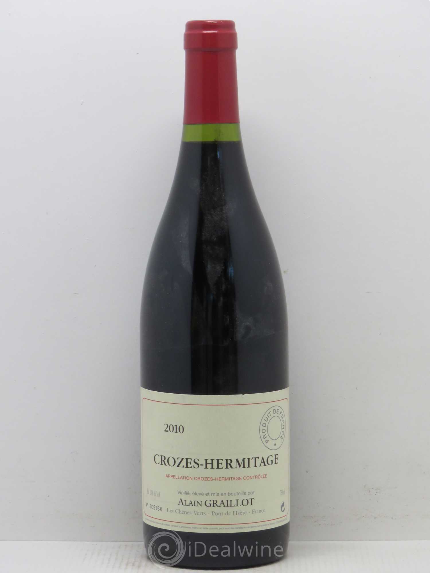 Crozes-Hermitage Domaine Graillot 2010 - Lot de 1 bouteille - 0