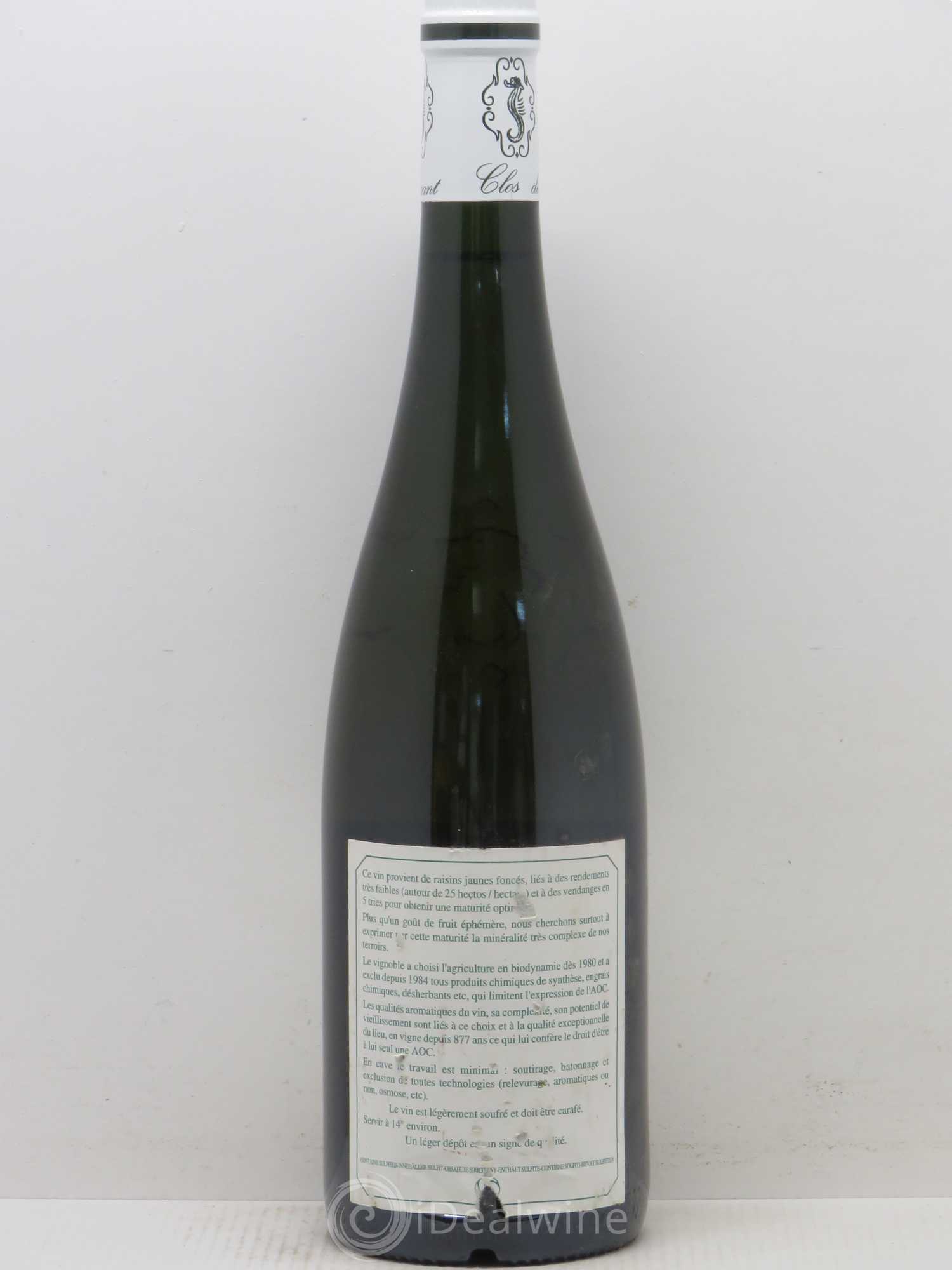 Savennières Clos de la Coulée de Serrant Vignobles de la Coulée de Serrant - Nicolas Joly 2009 - Lot de 1 bouteille - 1