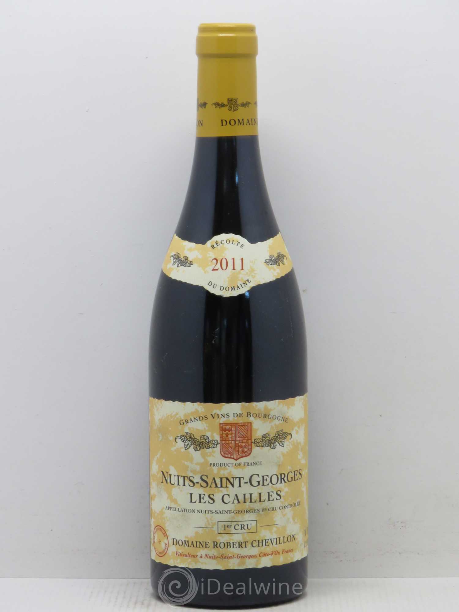 Nuits-Saint-Georges 1er Cru Les Cailles Robert Chevillon 2011 - Lot de 1 bouteille - 0