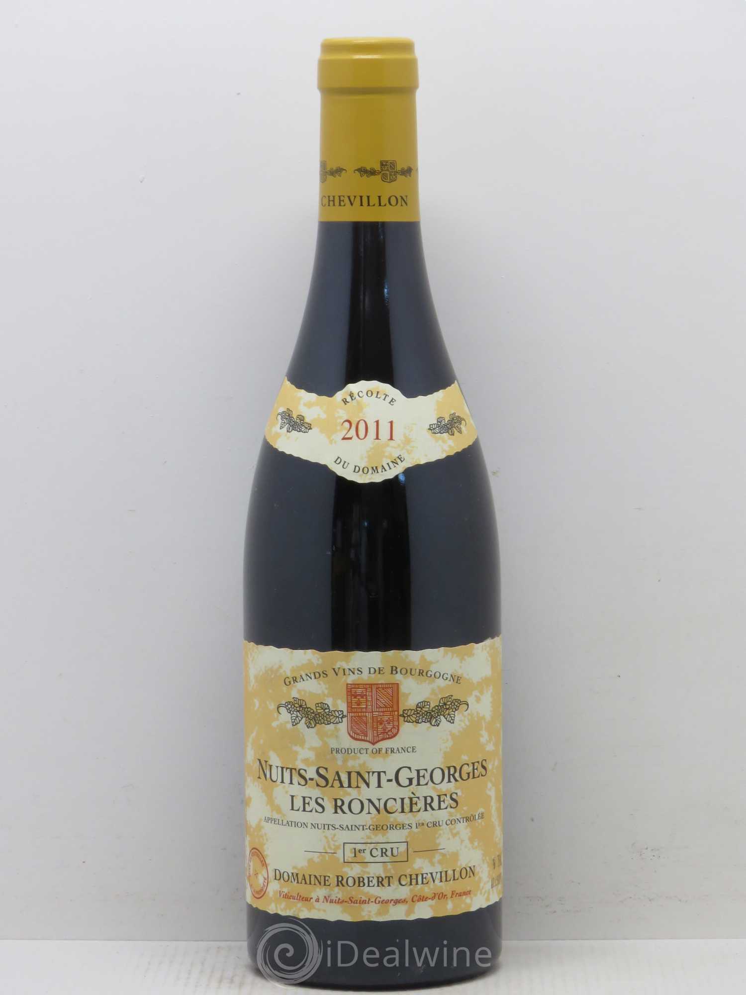 Nuits-Saint-Georges 1er Cru Les Roncières Robert Chevillon 2011 - Lot de 1 bouteille - 0