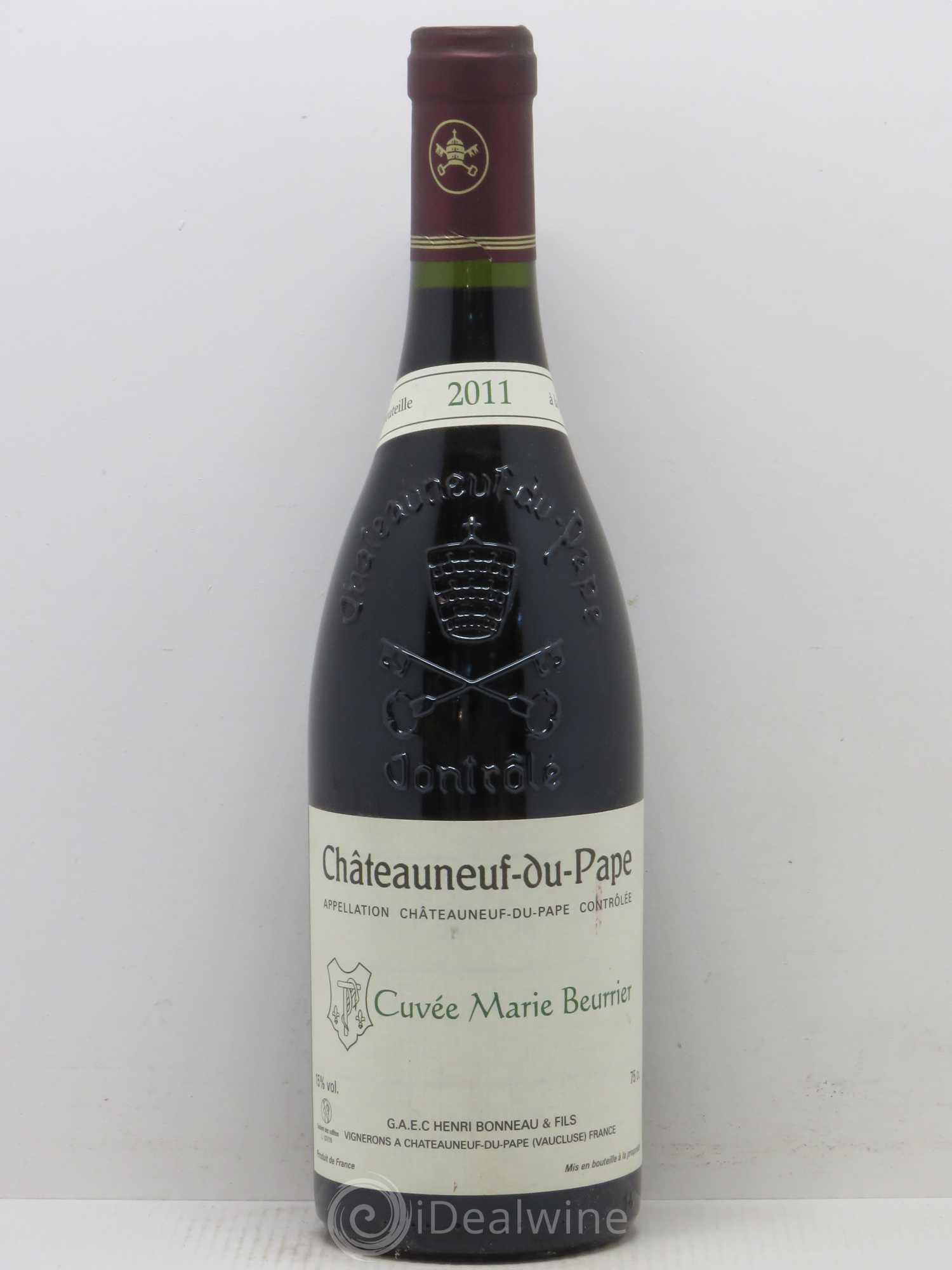 Châteauneuf-du-Pape Marie Beurrier Henri Bonneau & Fils 2011 - Lot de 1 bouteille - 0