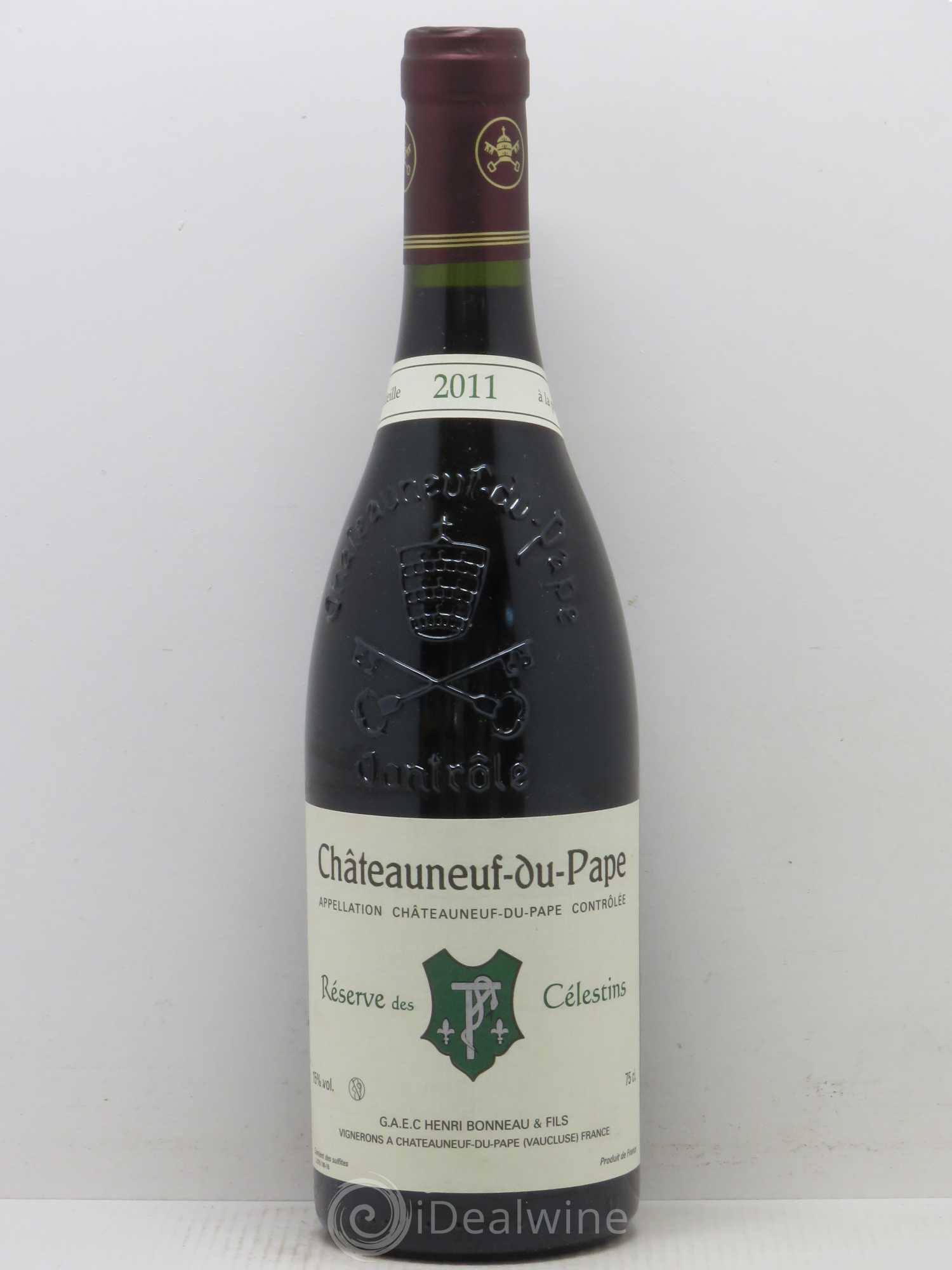 Châteauneuf-du-Pape Réserve des Célestins Henri Bonneau & Fils 2011 - Lot de 1 bouteille - 0