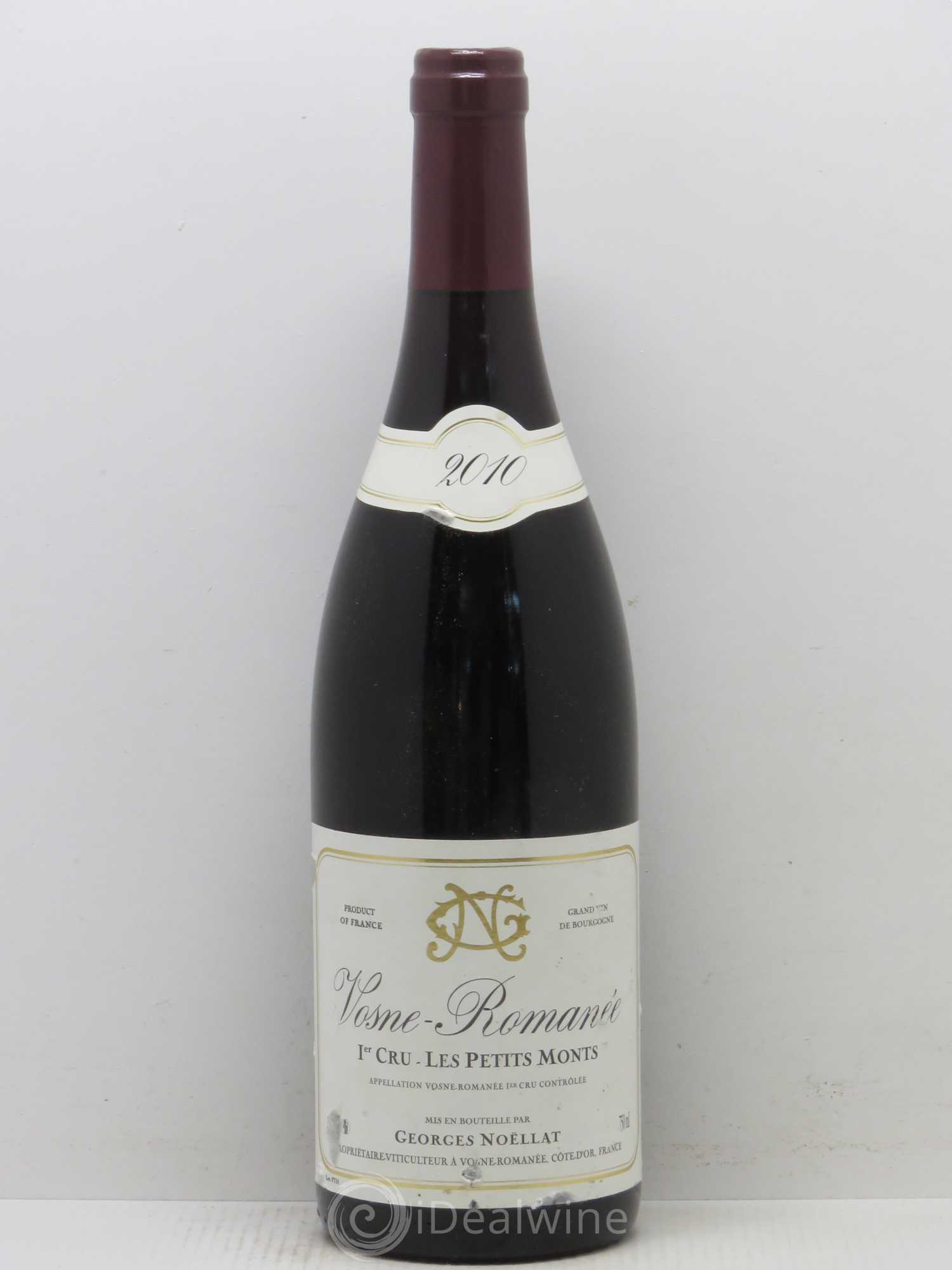 Vosne-Romanée 1er Cru Les Petits Monts Domaine Georges Noellat 2010 - Posten von 1 Flasche - 0