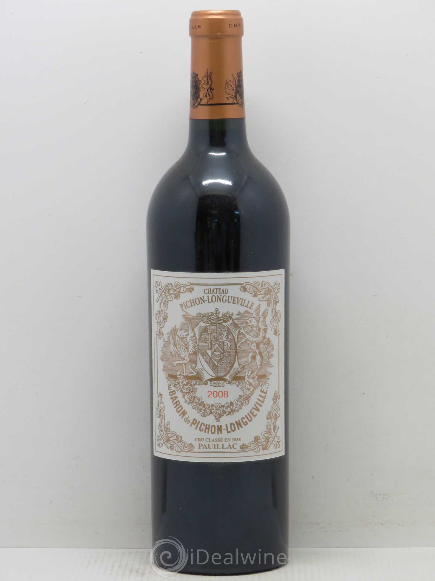 Pichon Longueville Baron 2ème Grand Cru Classé 2008 - Lot de 1 bouteille - 0