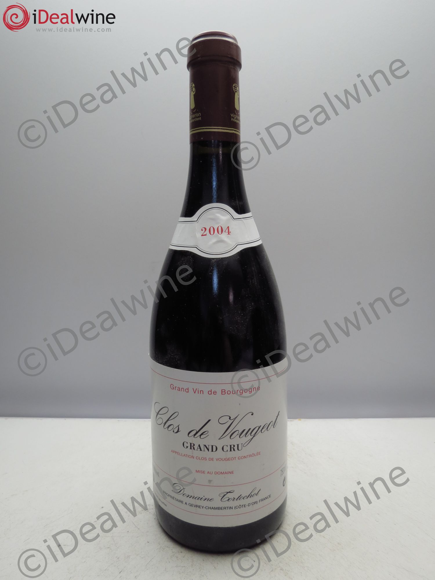 Clos de Vougeot Grand Cru Tortochot 2004 - Lot de 1 bouteille - 0