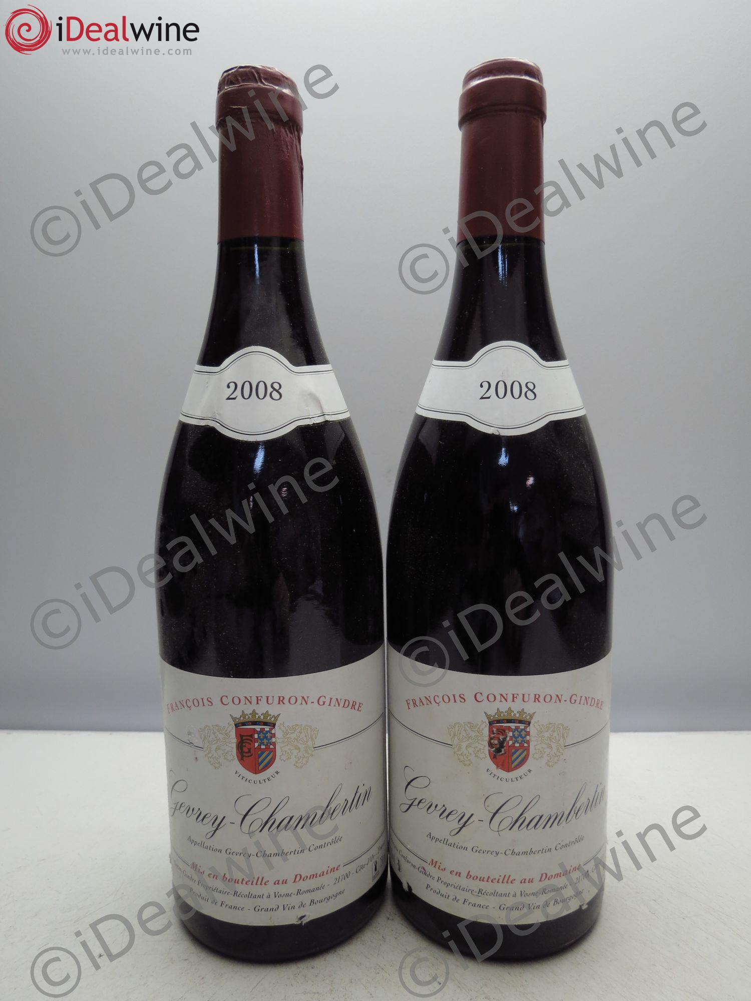 Gevrey-Chambertin François Confuron-Gindre 2008 - Lot de 2 bouteilles - 0