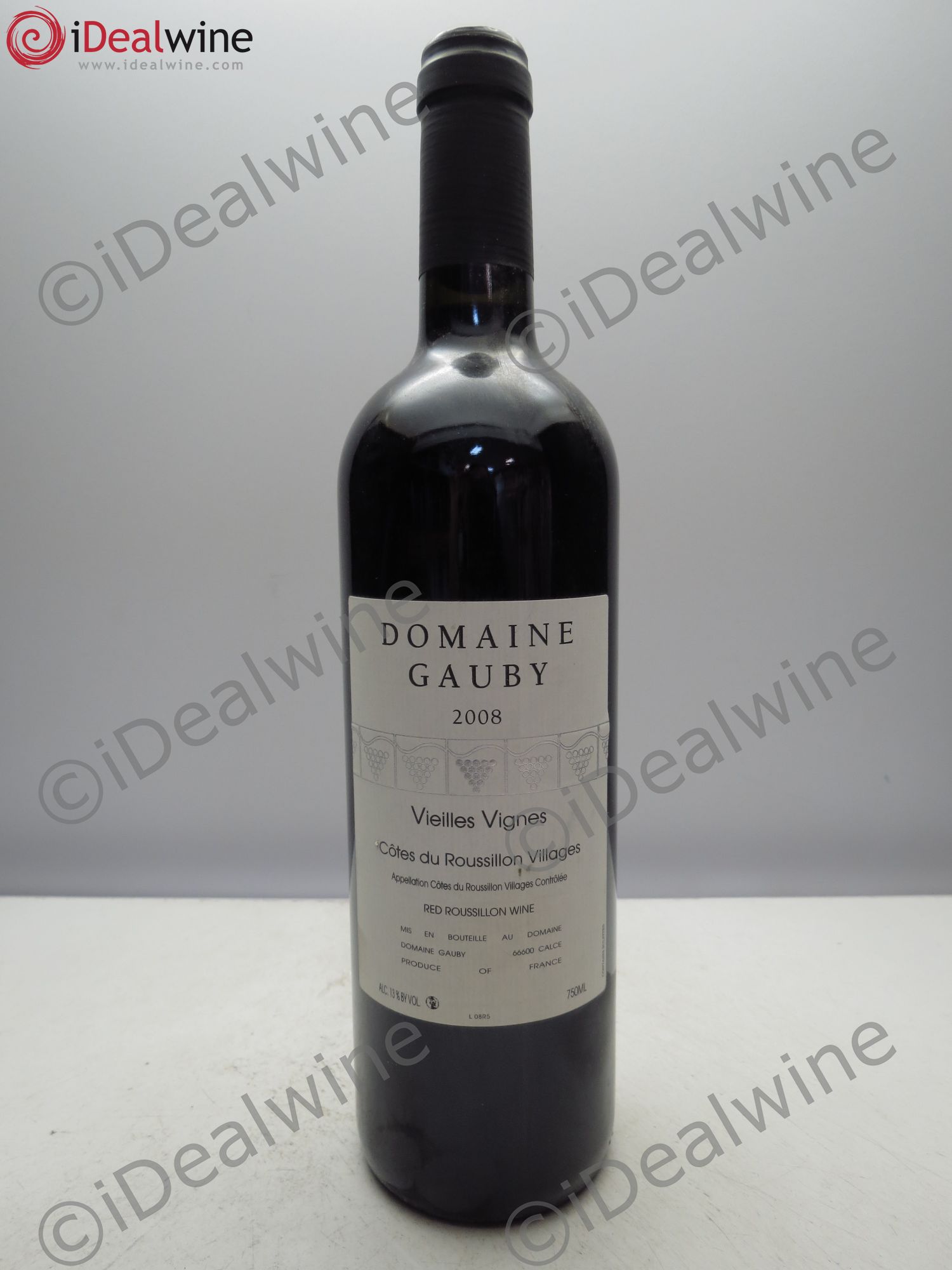 Côtes du Roussillon Villages Vieilles vignes Gauby (Domaine) 2008 - Lot de 1 bouteille - 0