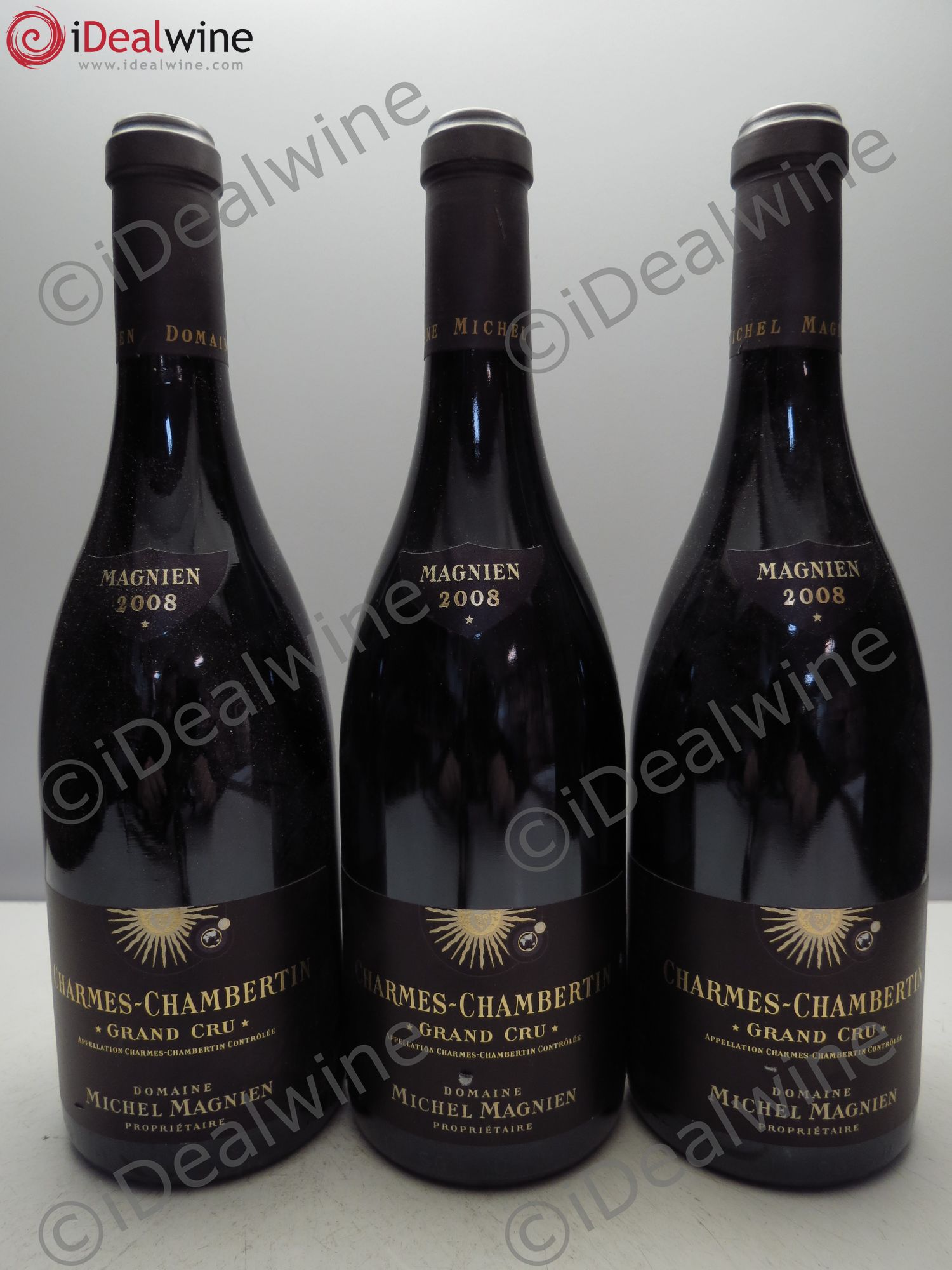 Charmes-Chambertin Grand Cru Michel Magnien 2008 - Lot de 3 bouteilles - 0