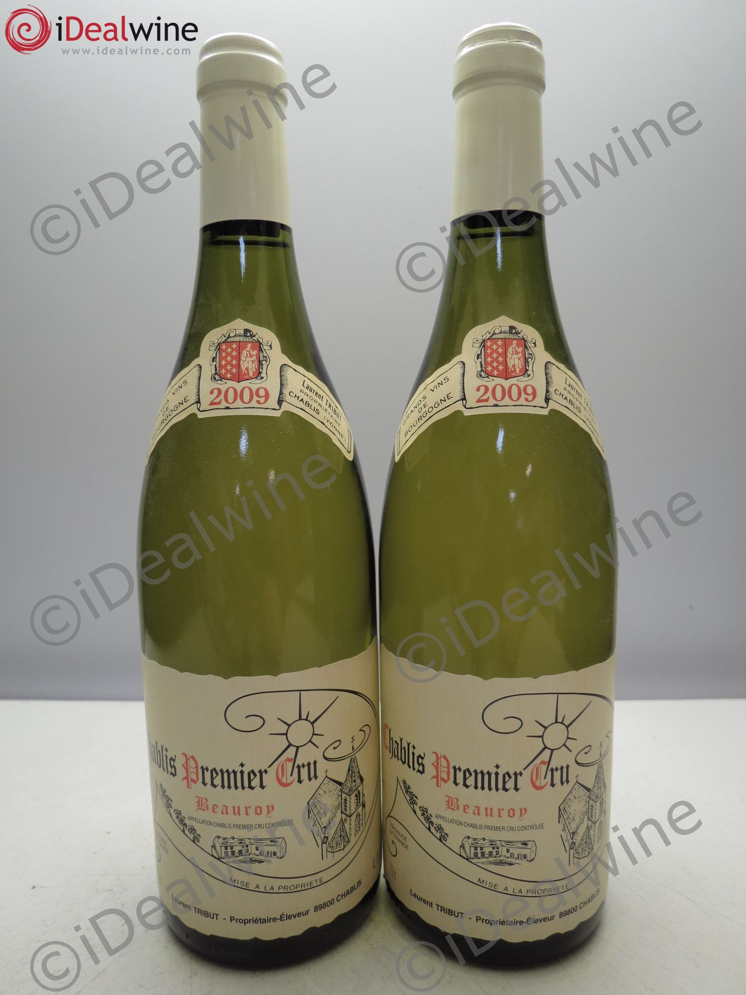 Chablis 1er Cru Laurent Tribut 2009 - Posten von 2 Flaschen - 0