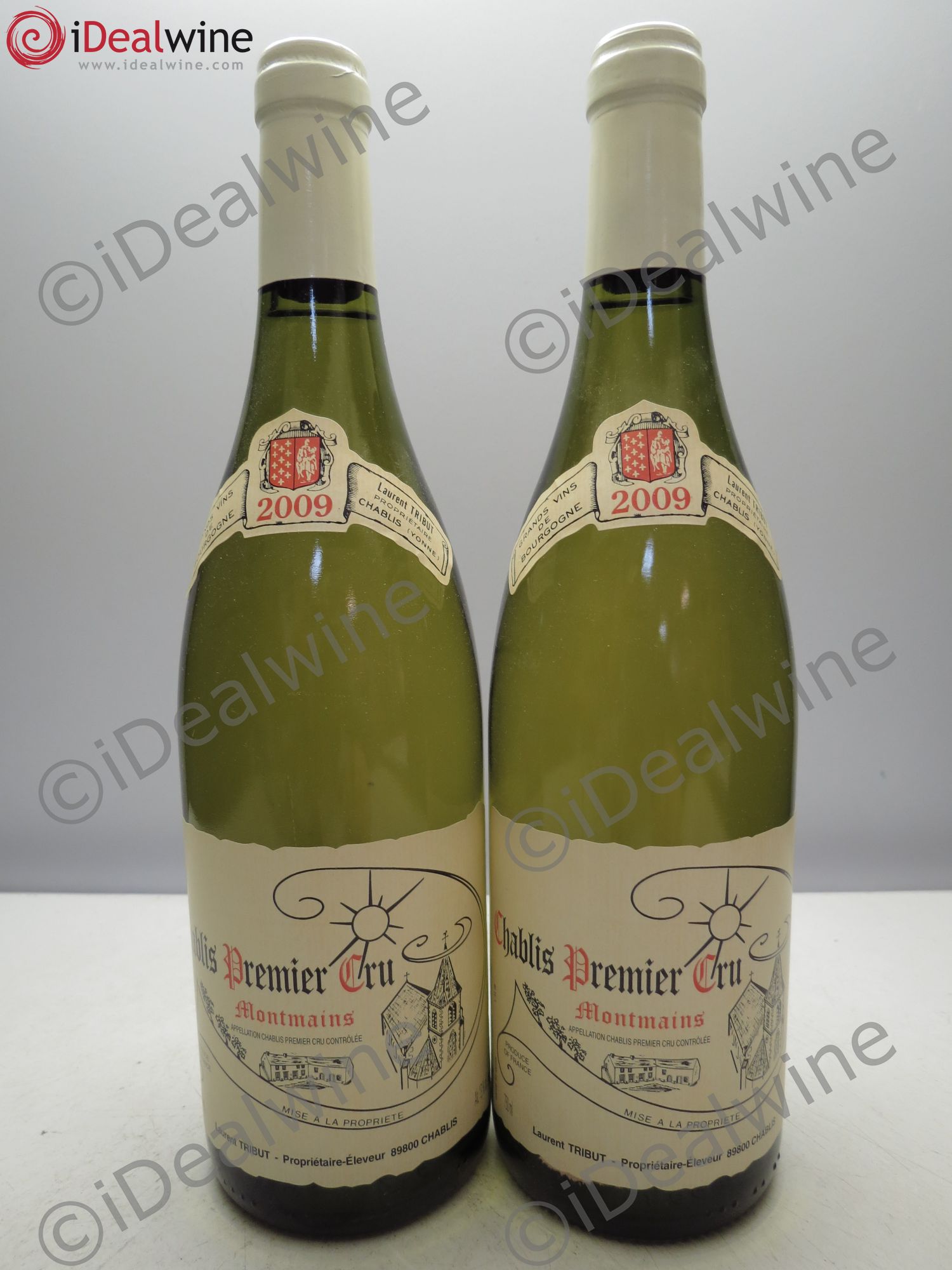 Chablis 1er Cru Laurent Tribut 2009 - Posten von 2 Flaschen - 0