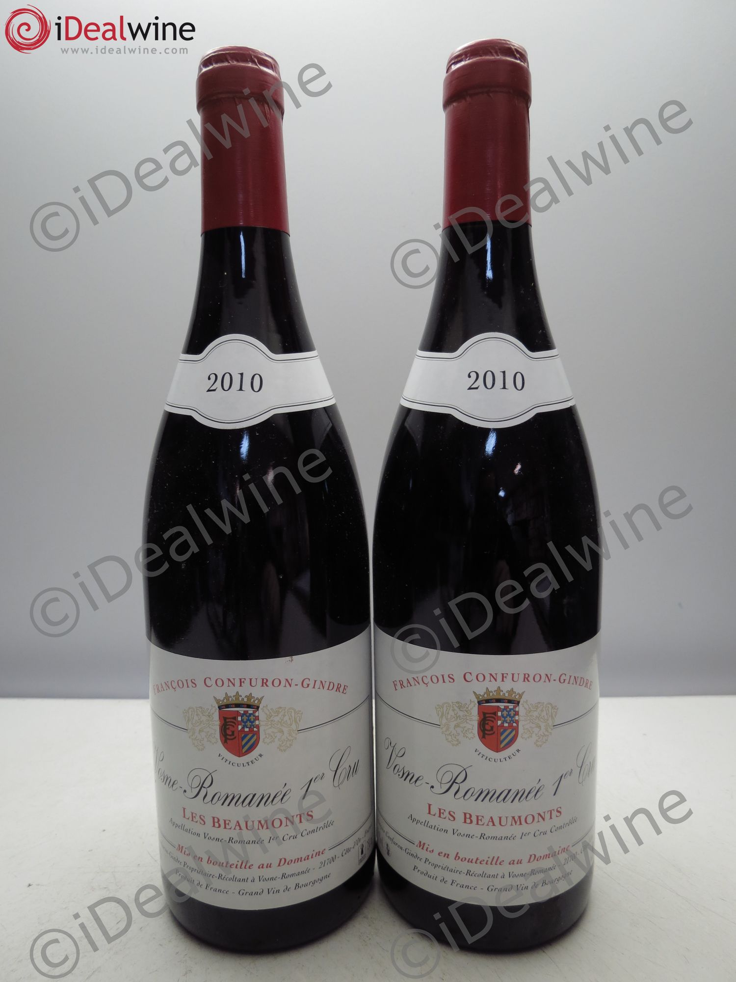 Vosne-Romanée 1er Cru Confuron-Gindre, Les Beaumonts 2010 - Posten von 2 Flaschen - 0