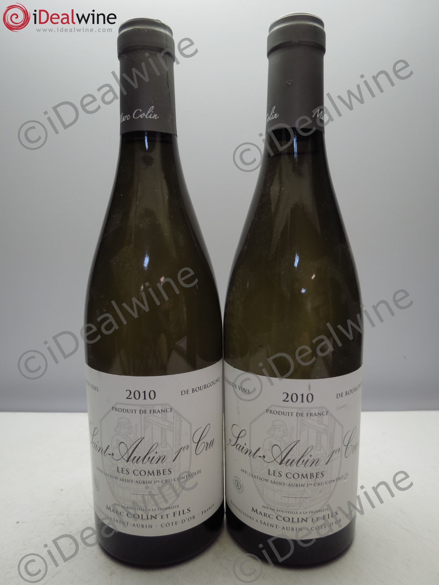 Saint-Aubin 1er Cru Marc Colin, Les Combes 2010 - Posten von 2 Flaschen - 0