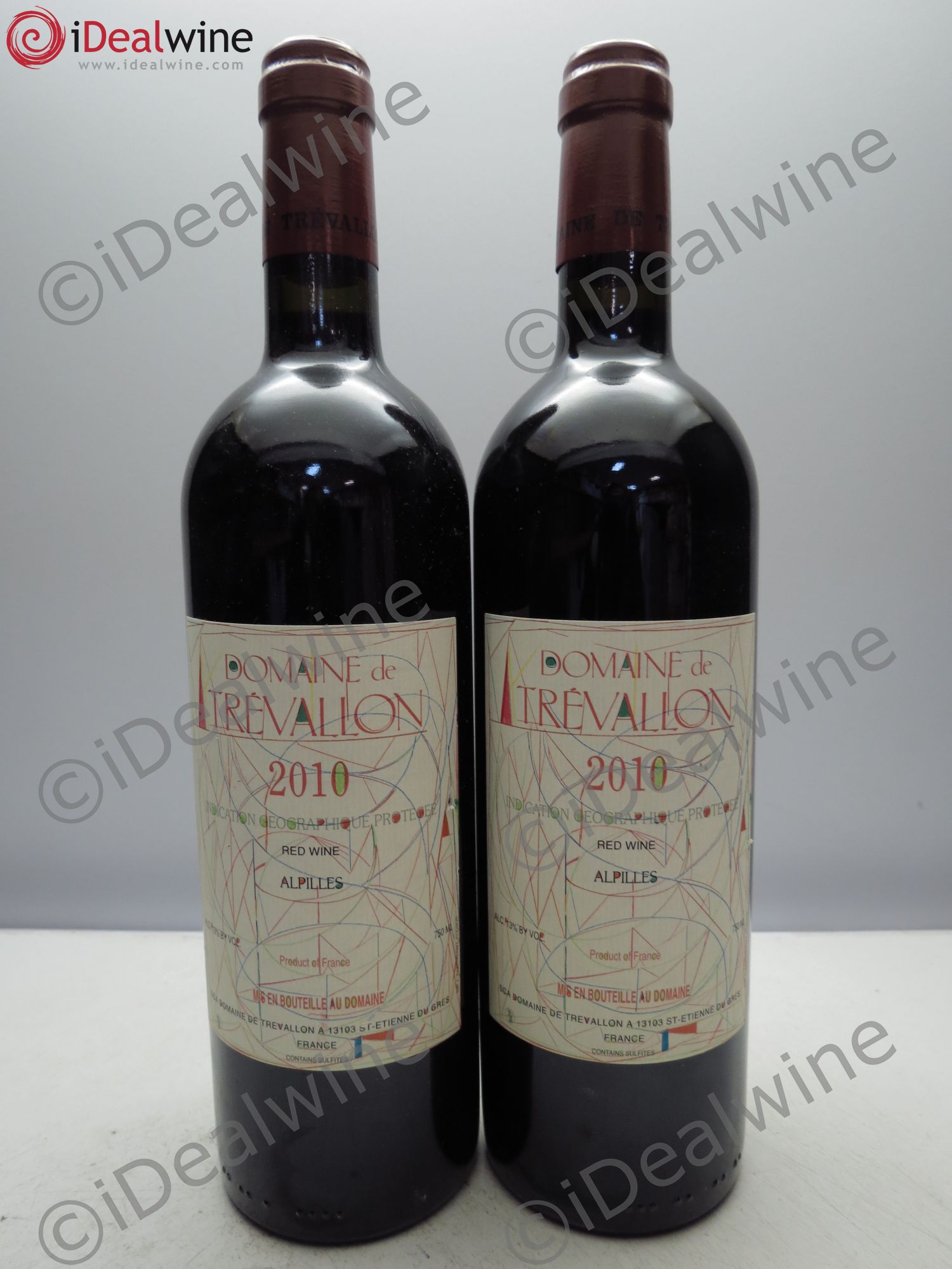 VDP Bouches du Rhône Trévallon (Domaine de) Eloi Dürrbach 2010 - Lot de 2 bouteilles - 0