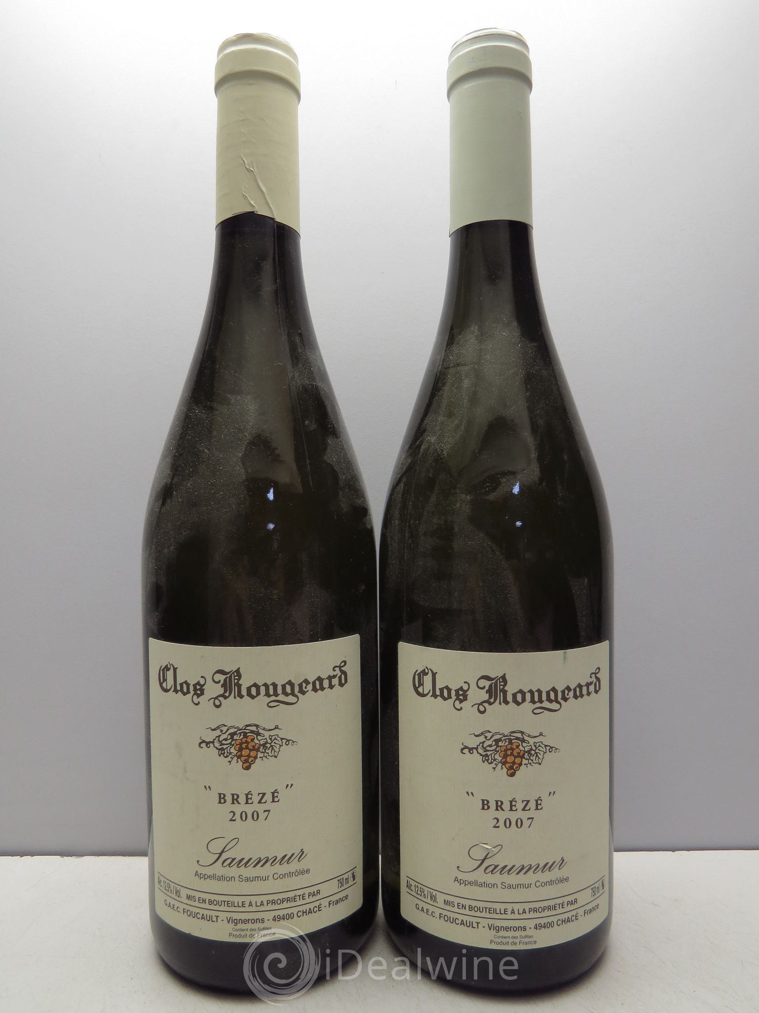 Saumur Brézé Clos Rougeard 2007 - Lot de 2 bouteilles - 0