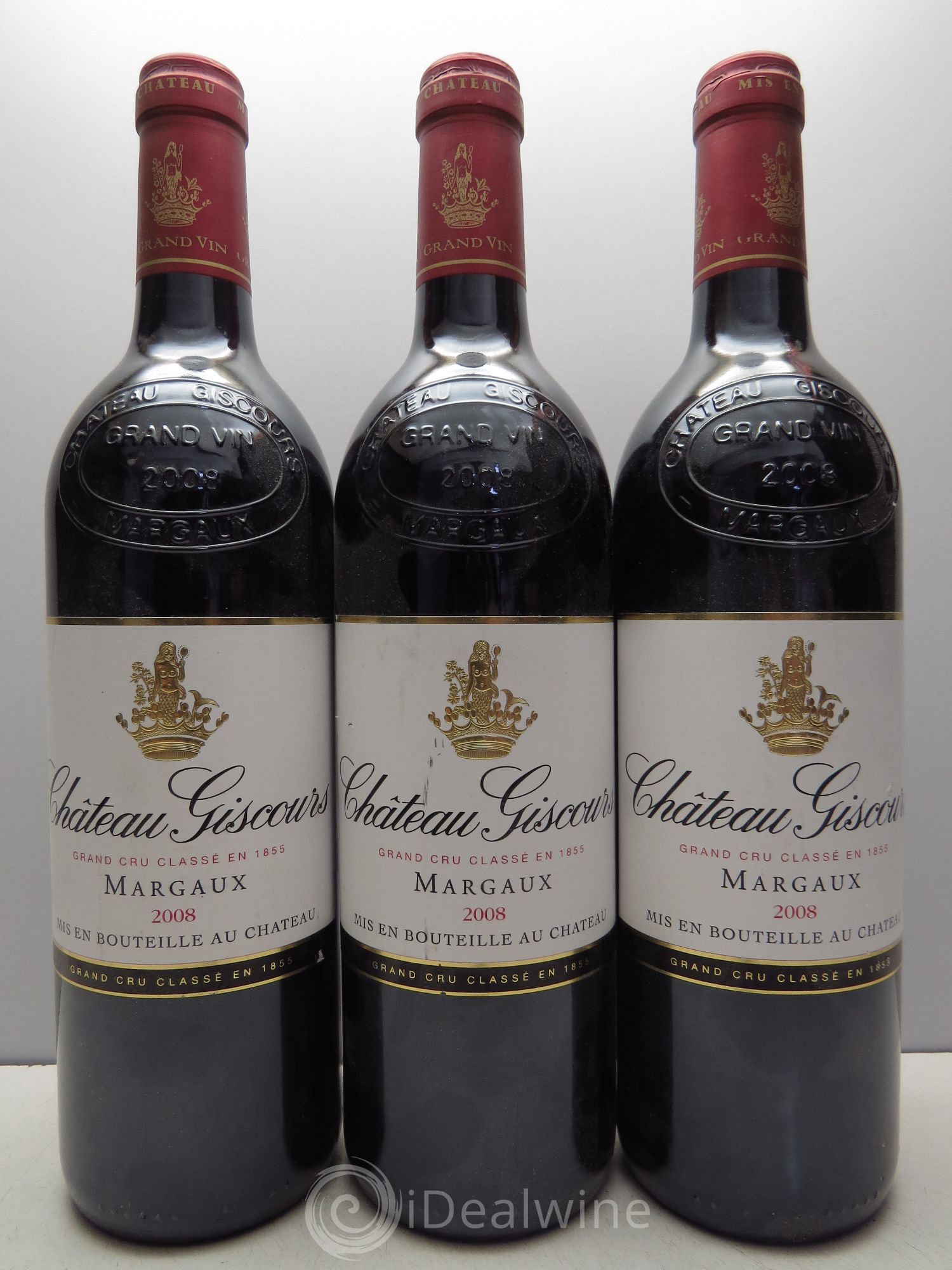 Château Giscours 3ème Grand Cru Classé 2008 - Lot de 3 bouteilles - 0