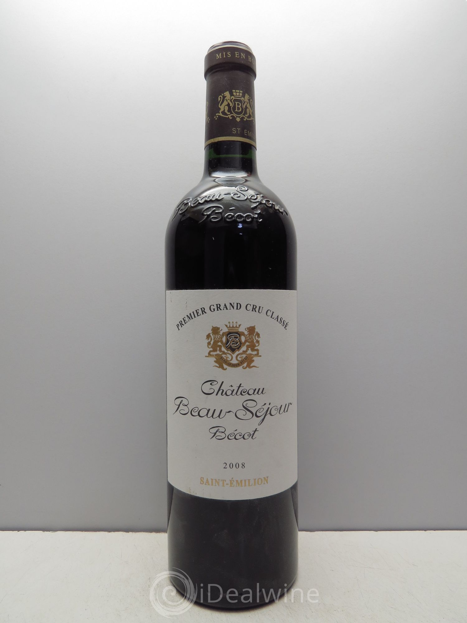 Château Beau-Séjour Bécot 1er Grand Cru Classé B 2008 - Lot de 1 bouteille - 0