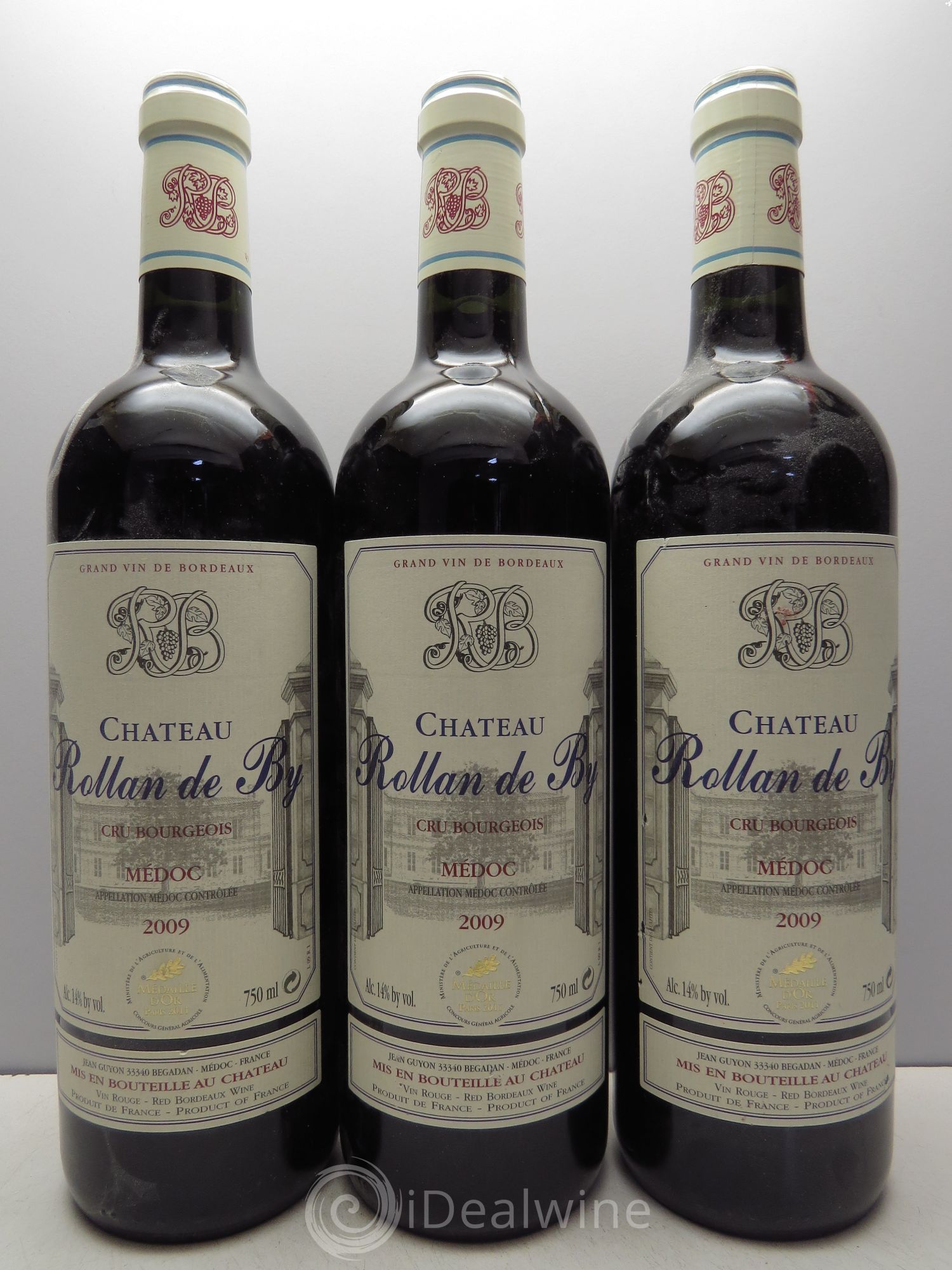 Château Rollan de By Cru Bourgeois 2009 - Lot de 3 bouteilles - 0