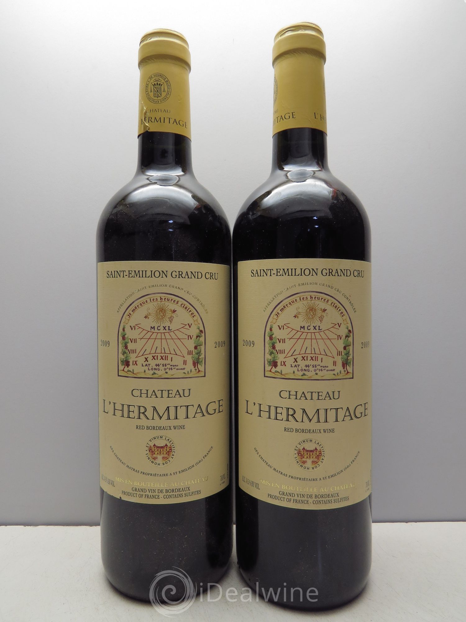 Château l' Hermitage 2009 - Lot de 2 bouteilles - 0