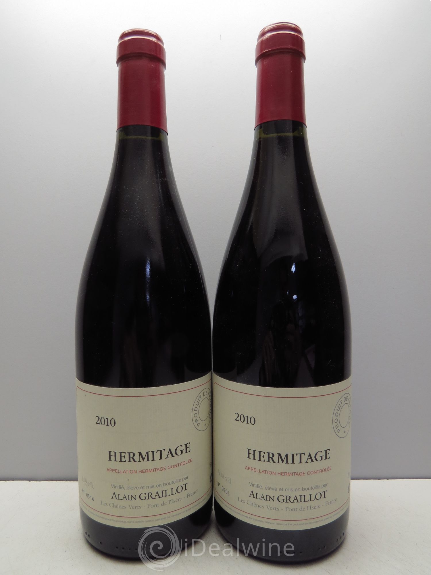 Hermitage Graillot 2010 - Posten von 2 Flaschen - 0