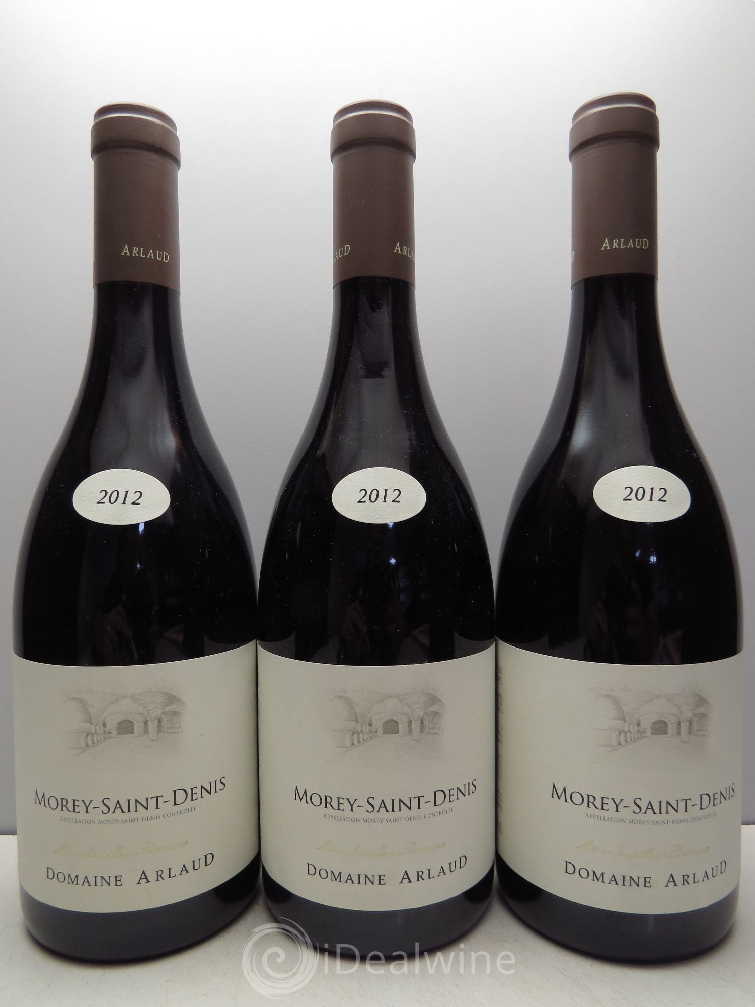 Morey-Saint-Denis Arlaud 2012 - Lot de 3 bouteilles - 0