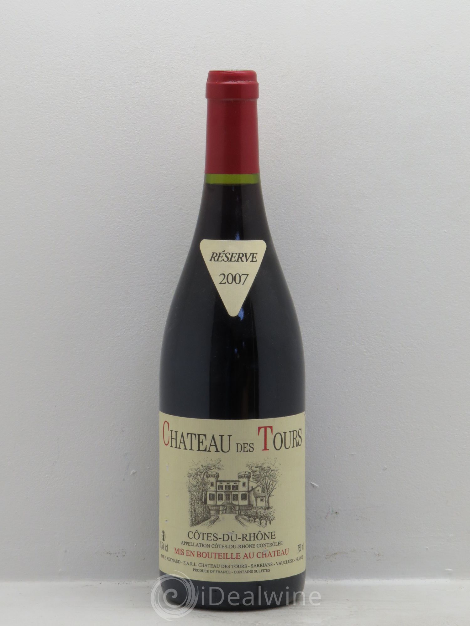 Côtes-du-Rhône Château des Tours Emmanuel Reynaud 2007 - Lot de 1 bouteille - 0