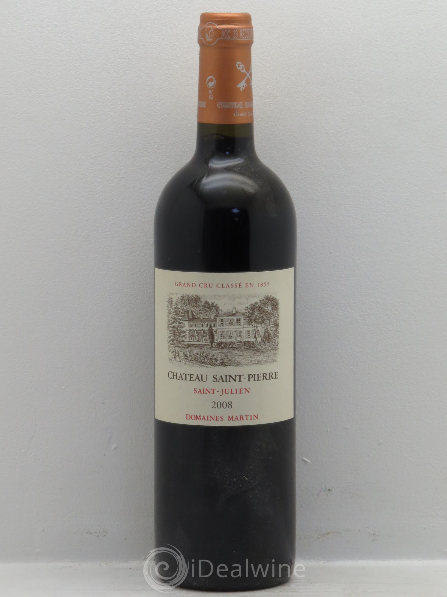 Château Saint-Pierre 4ème Grand Cru Classé 2008 - Lot de 1 bouteille - 0